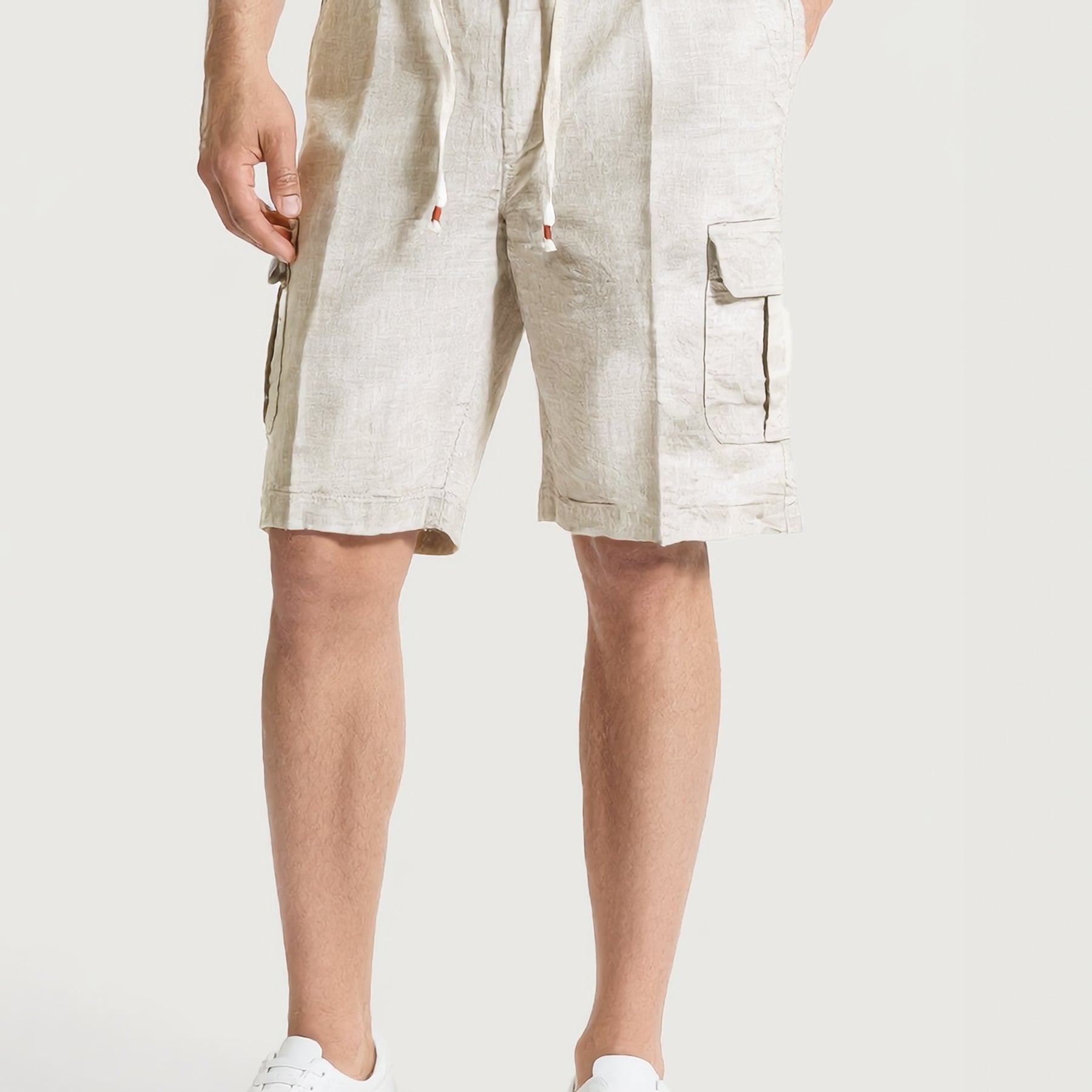 YES ZEE Bermuda Uomo Lino Cotone Coulisse ART. 01P752