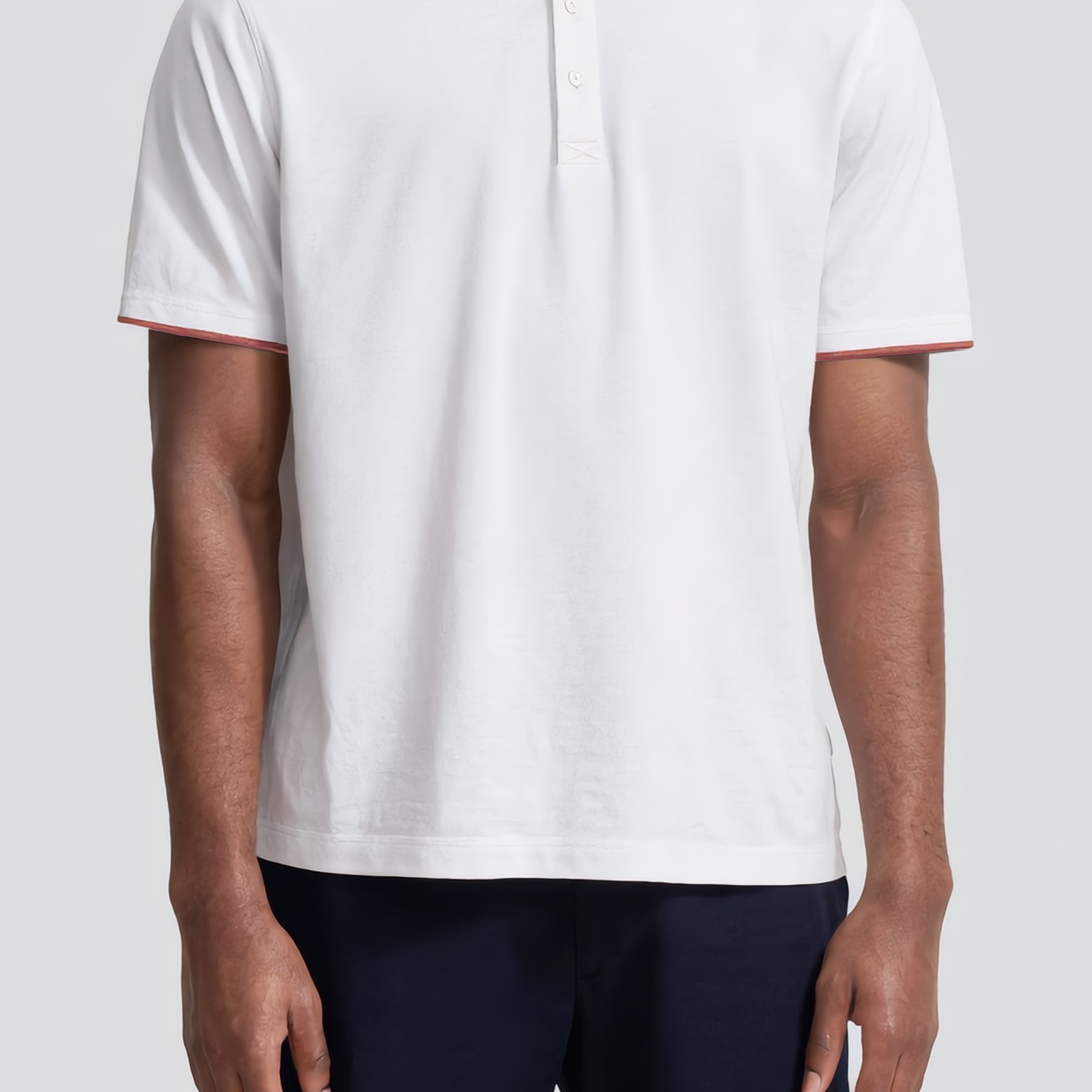 YES ZEE Polo Uomo Cotone Piquet Collo a Contrasto ART. 01T713