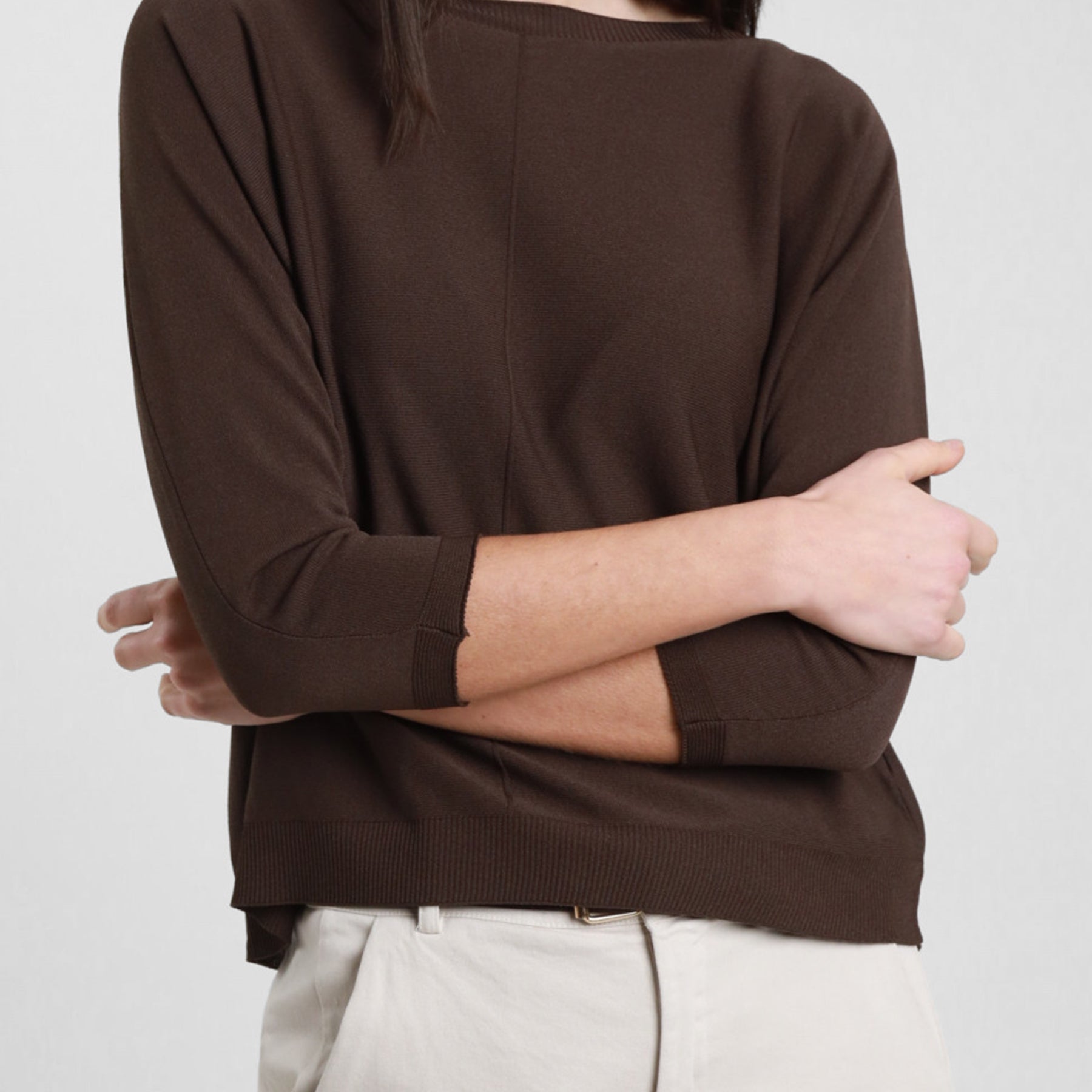 SUSY MIX Maglia Donna 3/4 Barchetta Viscosa Estiva 119126