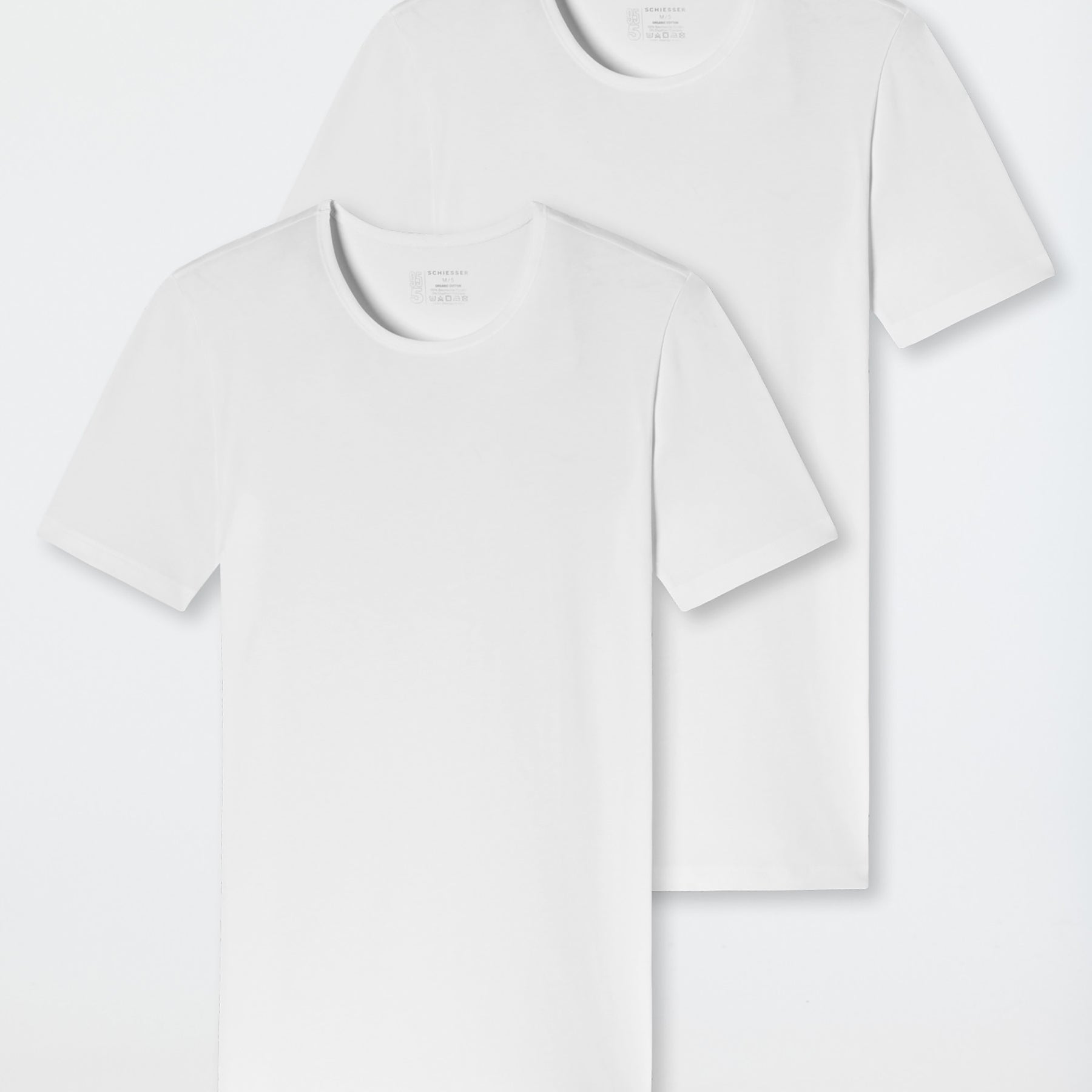 4 MAGLIE Mezze Maniche Uomo Cotone SCHIESSER 174997