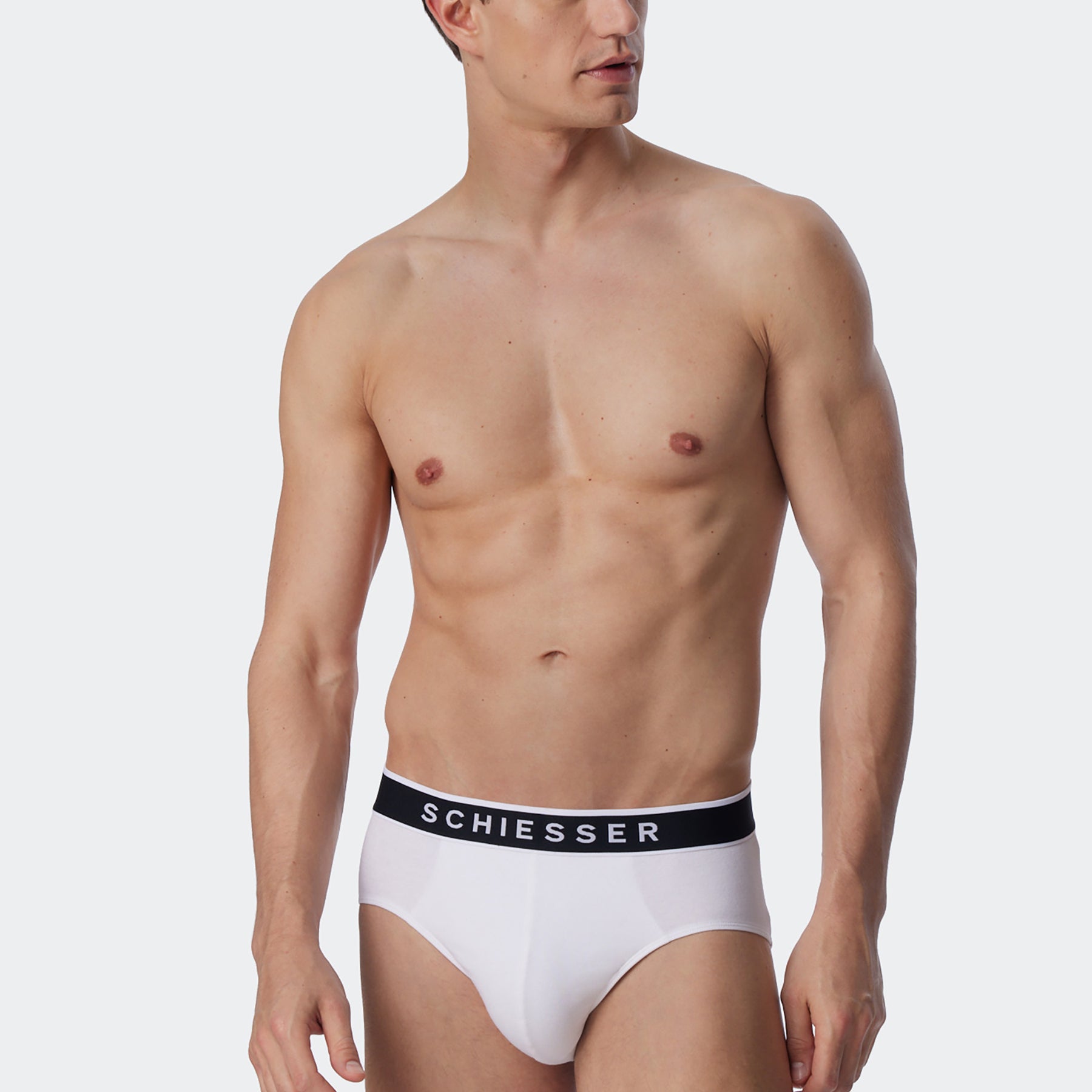 SCHIESSER 179570 Confezione 3 Slip Uomo Cotone