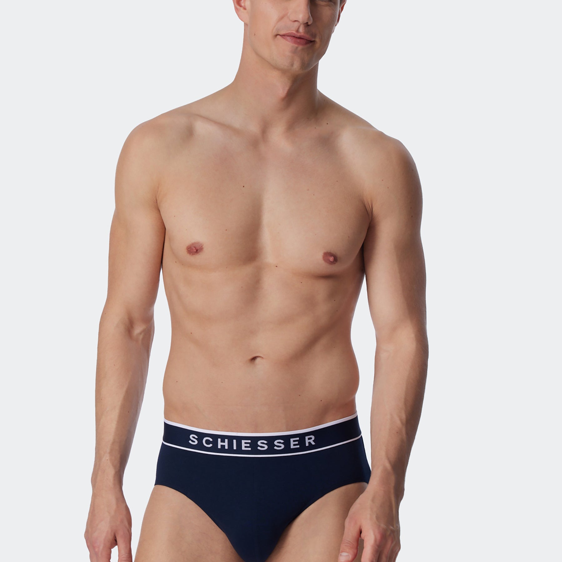 SCHIESSER 179570 Confezione 3 Slip Uomo Cotone