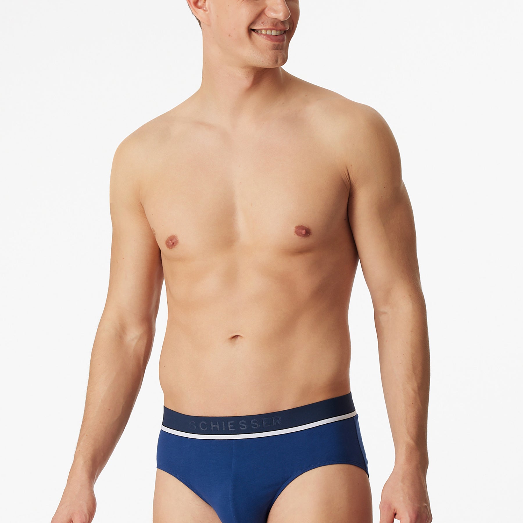 SCHIESSER 179571 Confezione 3 Slip Uomo Cotone