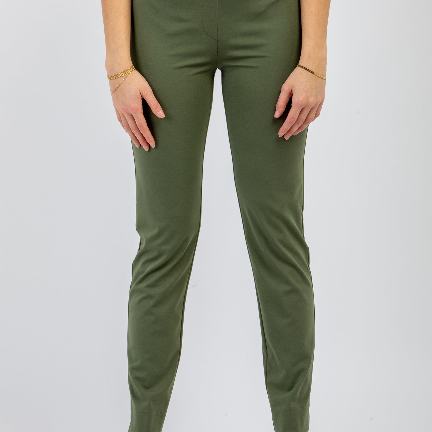 Pantalone Donna Elastico in Vita Maglina Leggero CARLA FERRONI 17280