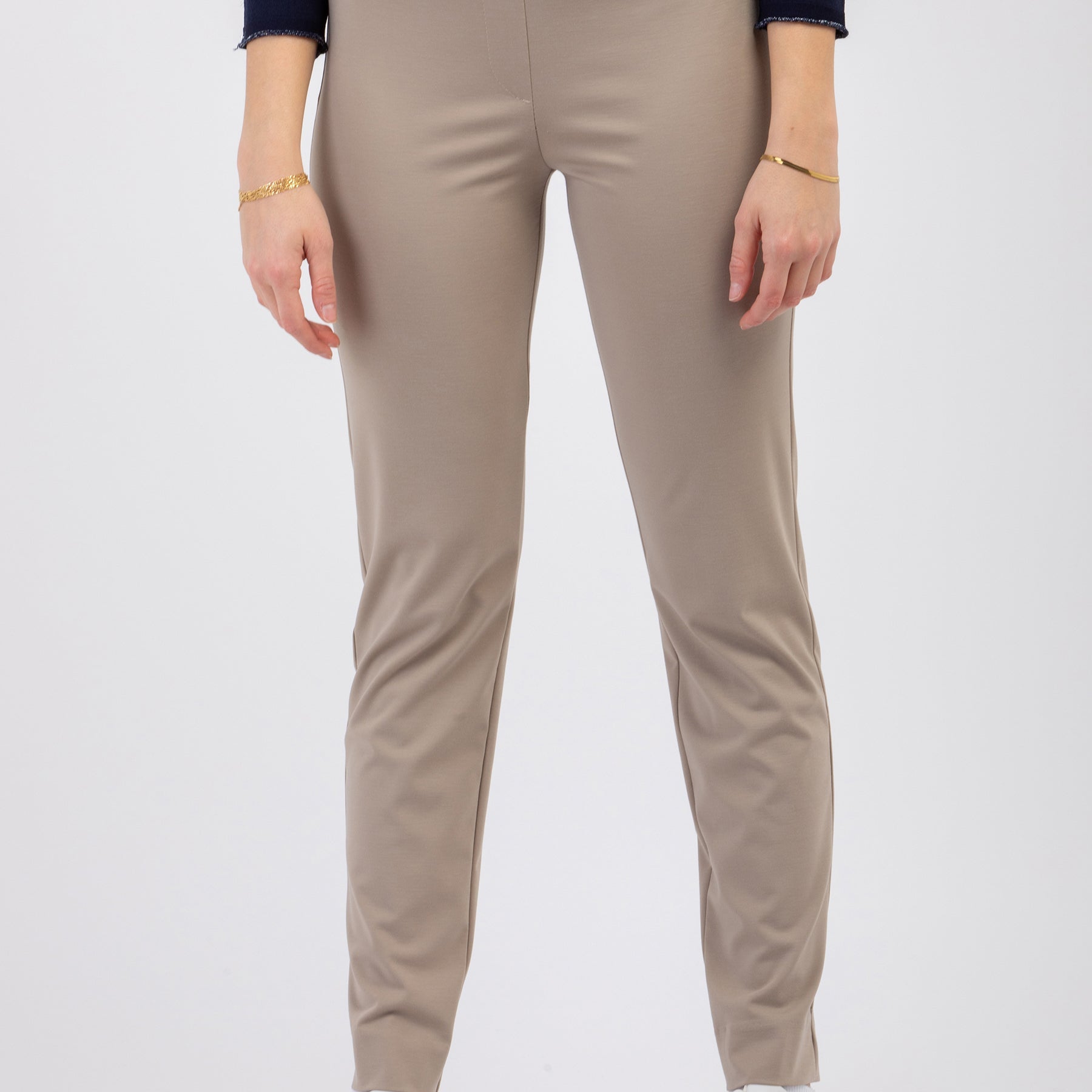 Pantalone Donna Elastico in Vita Maglina Leggero CARLA FERRONI 17280