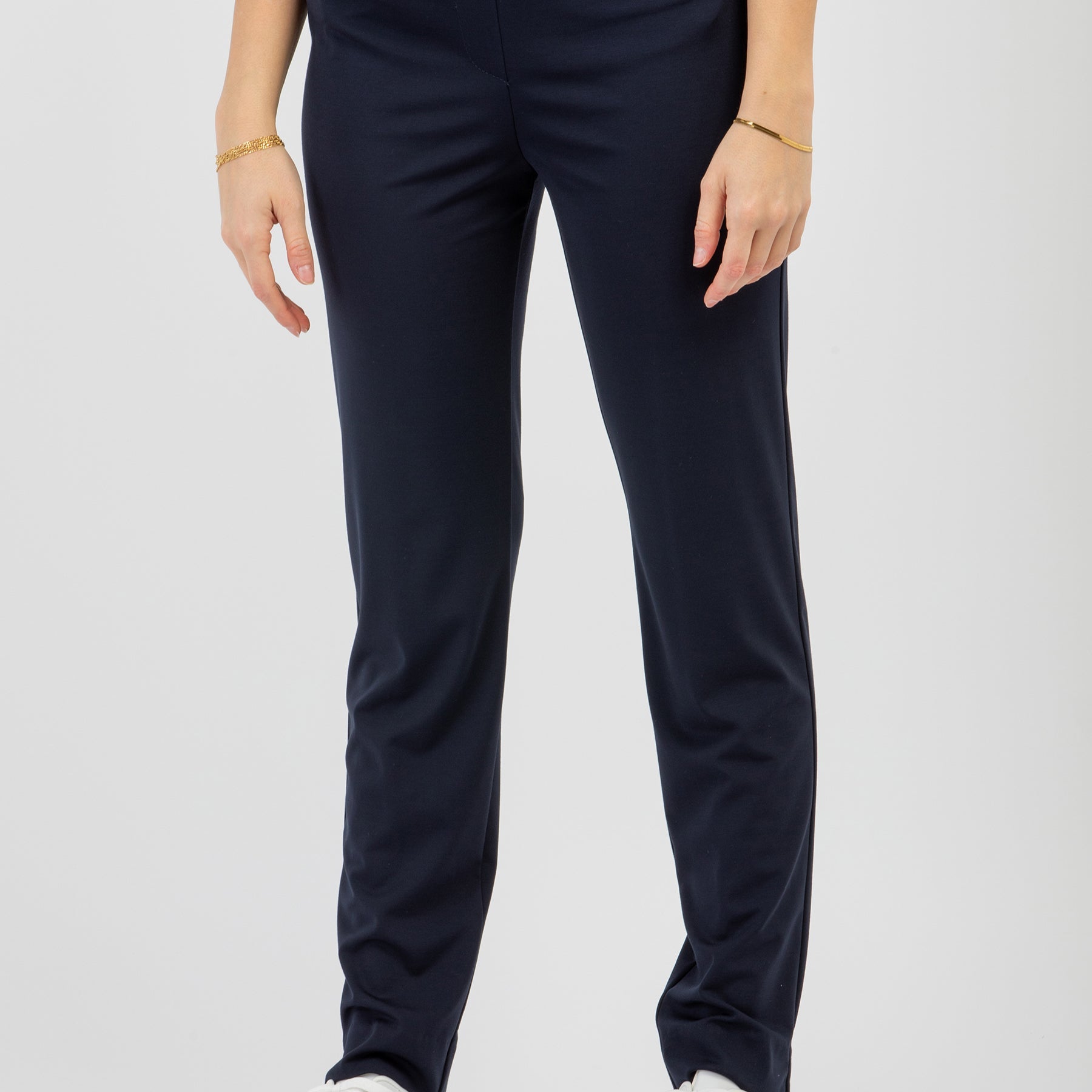 Pantalone Donna Elastico in Vita Maglina Leggero CARLA FERRONI 17280