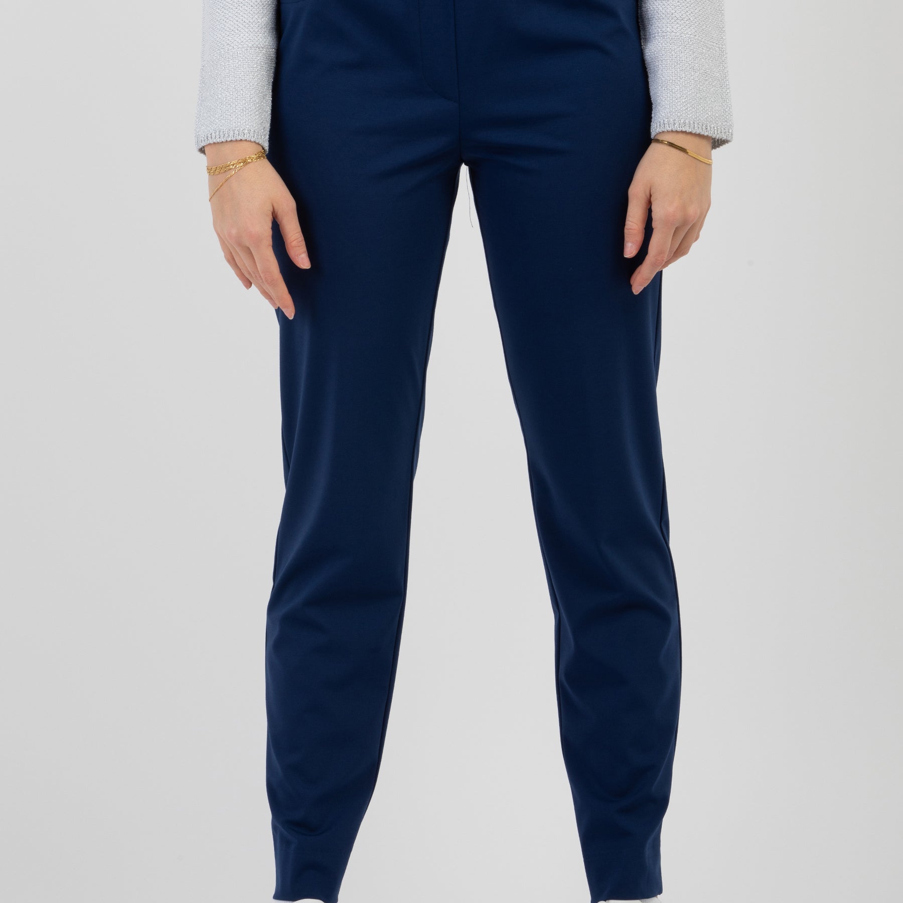 Pantalone Donna Elastico in Vita Maglina Leggero CARLA FERRONI 17280