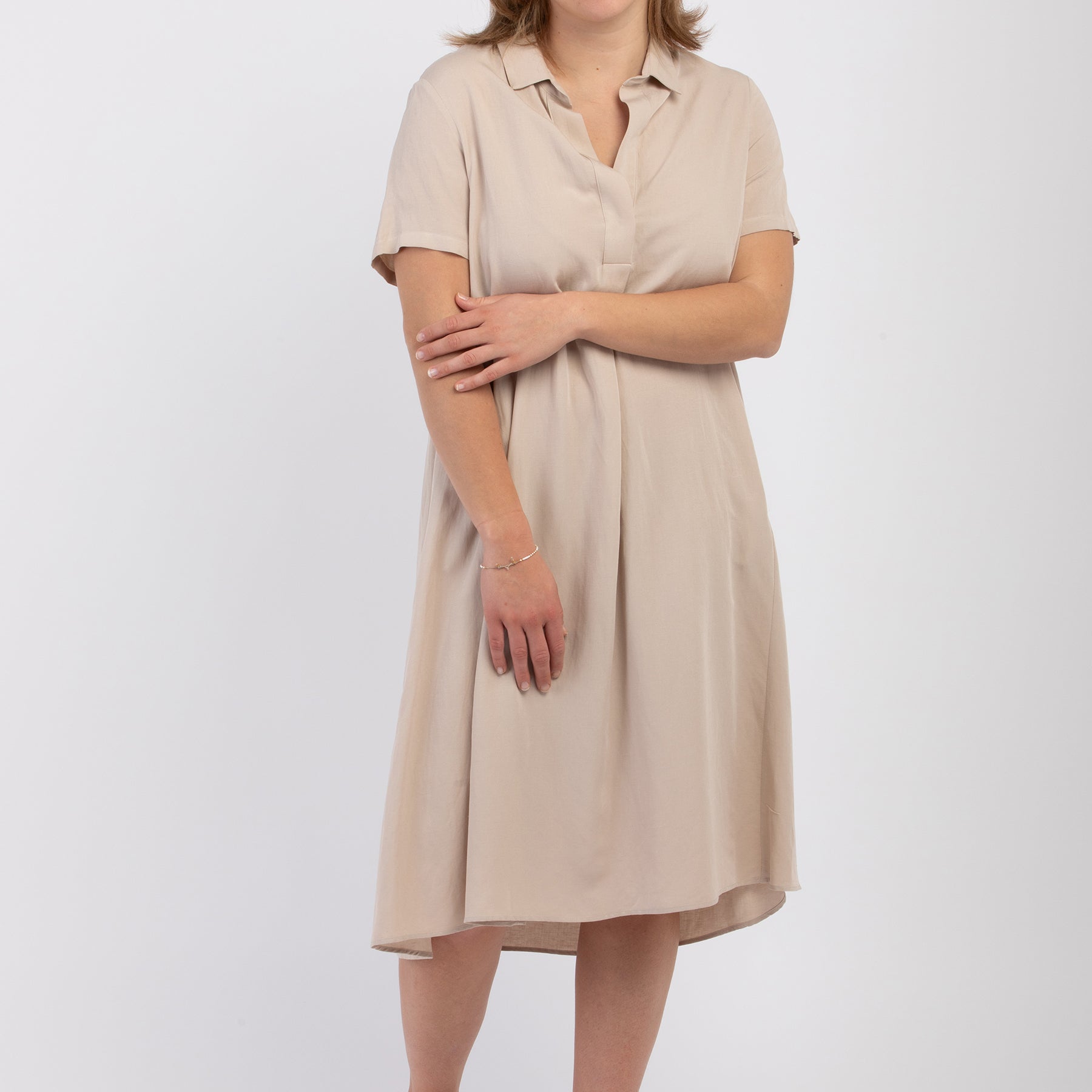 Abito Donna Mezza Manica Viscosa E Lino LUISA VIOLA 7546F0-1793