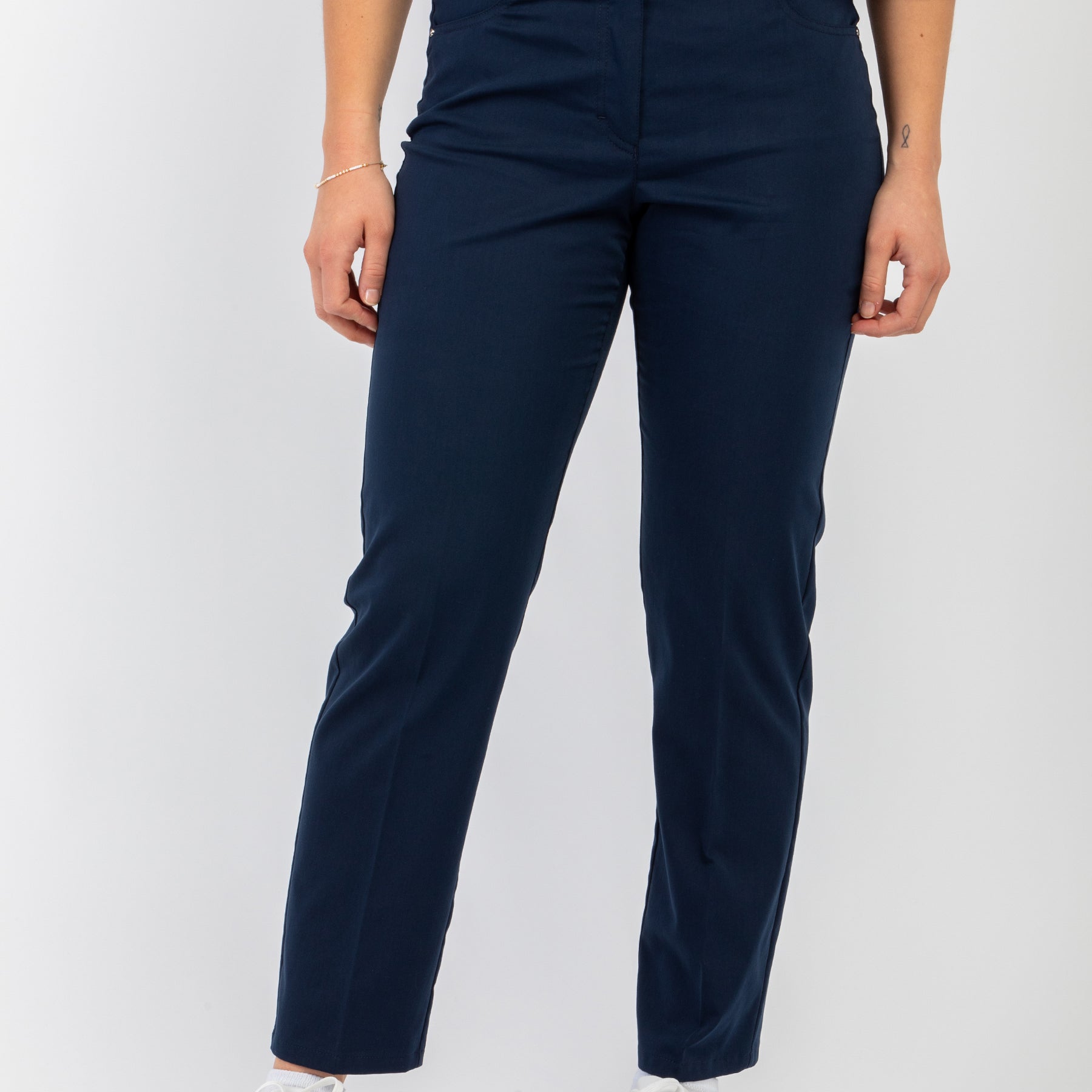 Pantalone Donna Tinta Unita Cotone LUISA VIOLA P260F0-1341