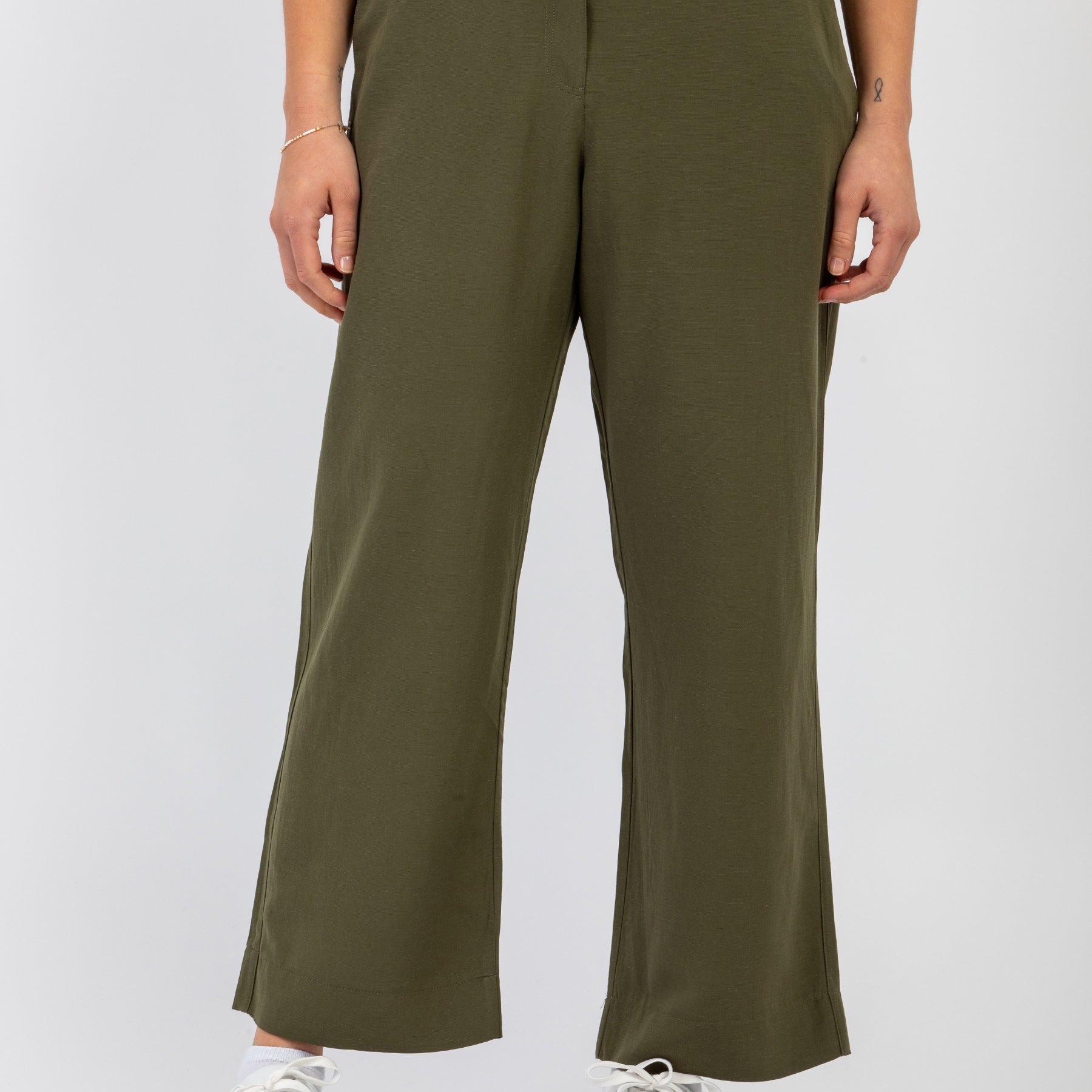 Pantalone Donna Tinta Unita Viscosa Lino LUISA VIOLA P003F0-1793