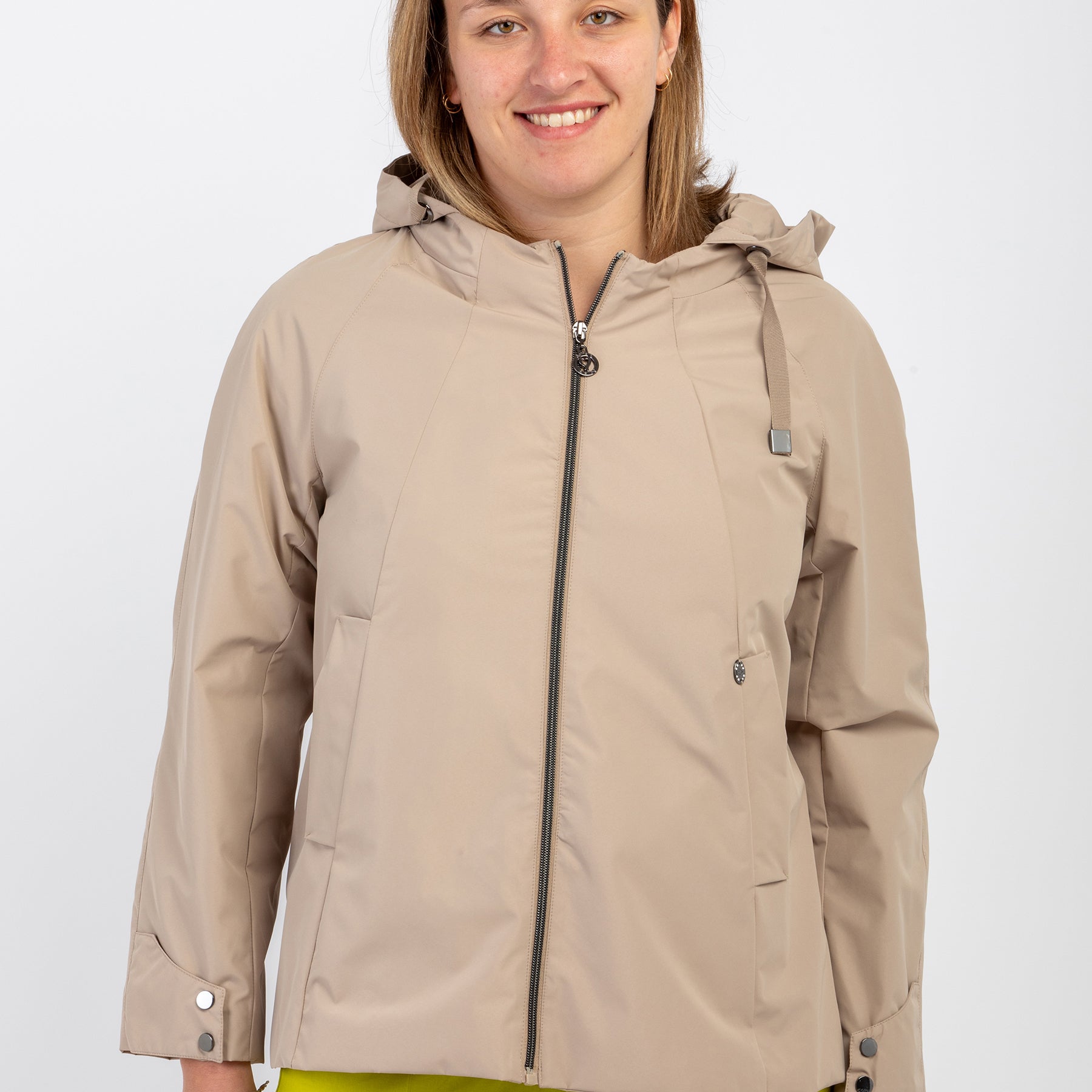 Giubbino Donna Manica Lunga Antipioggia SATINETTE ILARIA 013