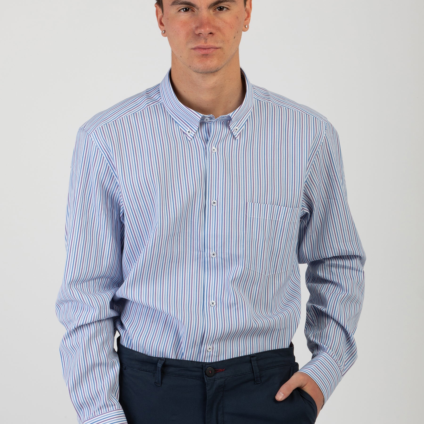 Camicia Uomo Manica Lunga Regular SPORTING MARE SIENA E284