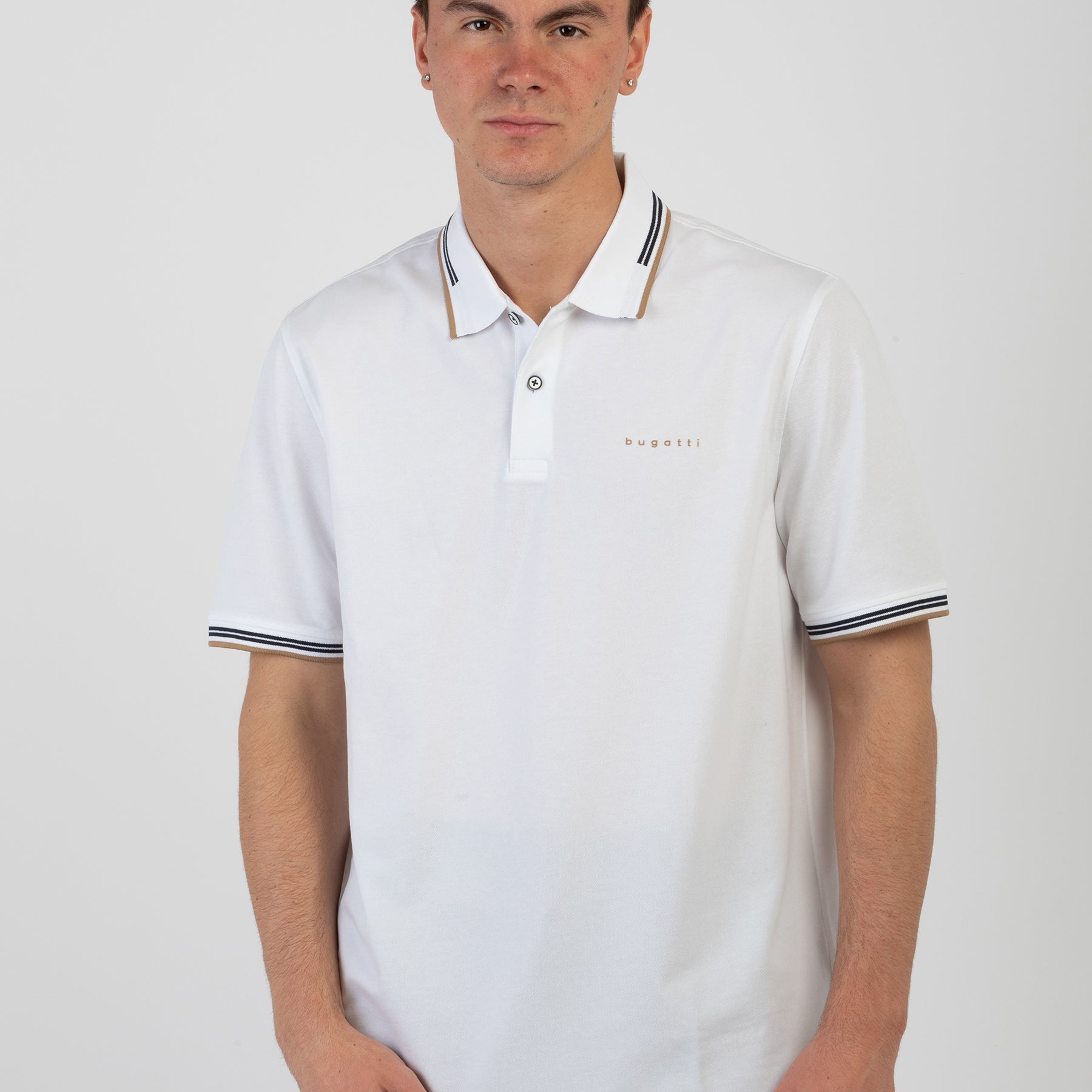 Polo Uomo Mezza Manica Cotone BUGATTI 8150-75031C