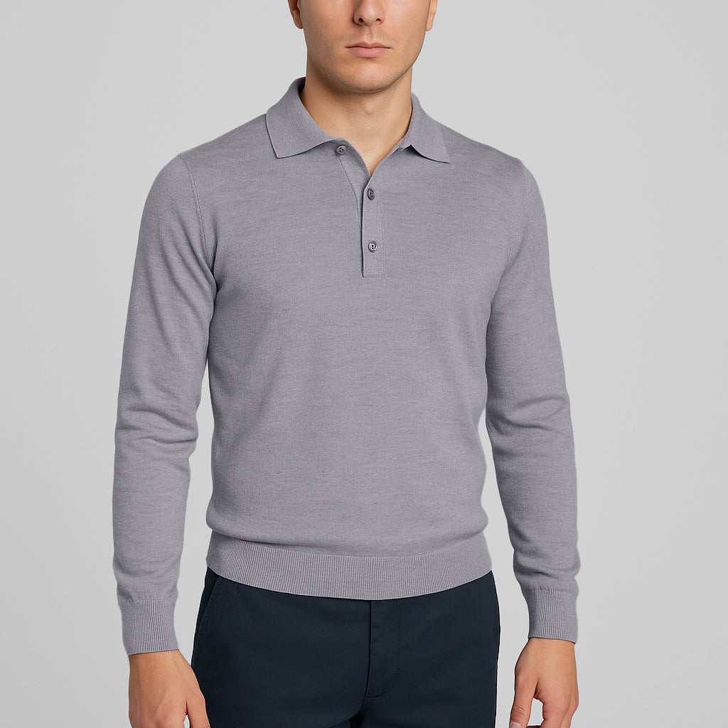 Polo Uomo 100% Lana Merinos GRAN SASSO 55112-14290
