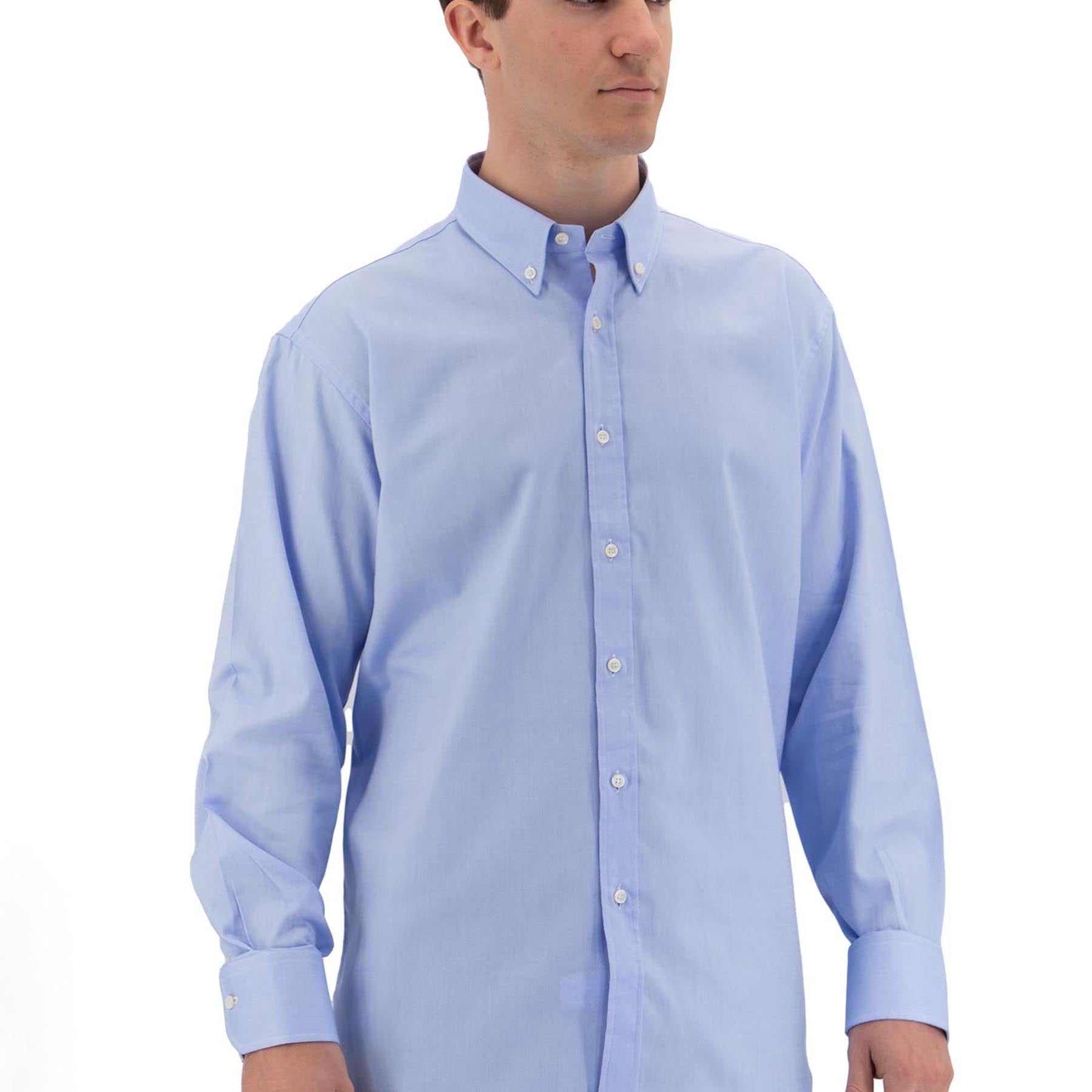 Camicia Uomo Regular Botton Down 100% Cotone Oxford INGRAM 3H369