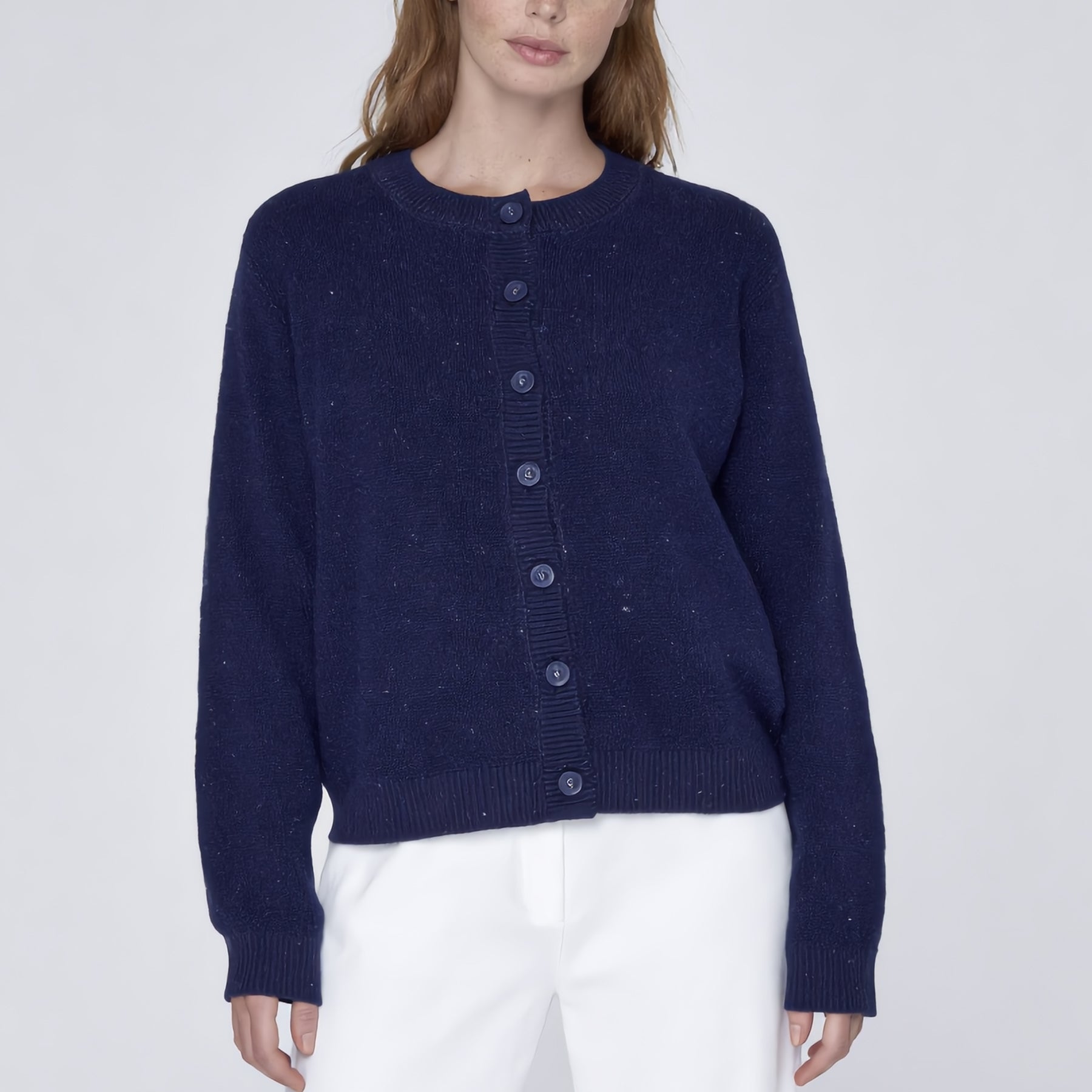 PREMODE Giacca Donna Coreana Maglia Cotone Lurex ART. 456101