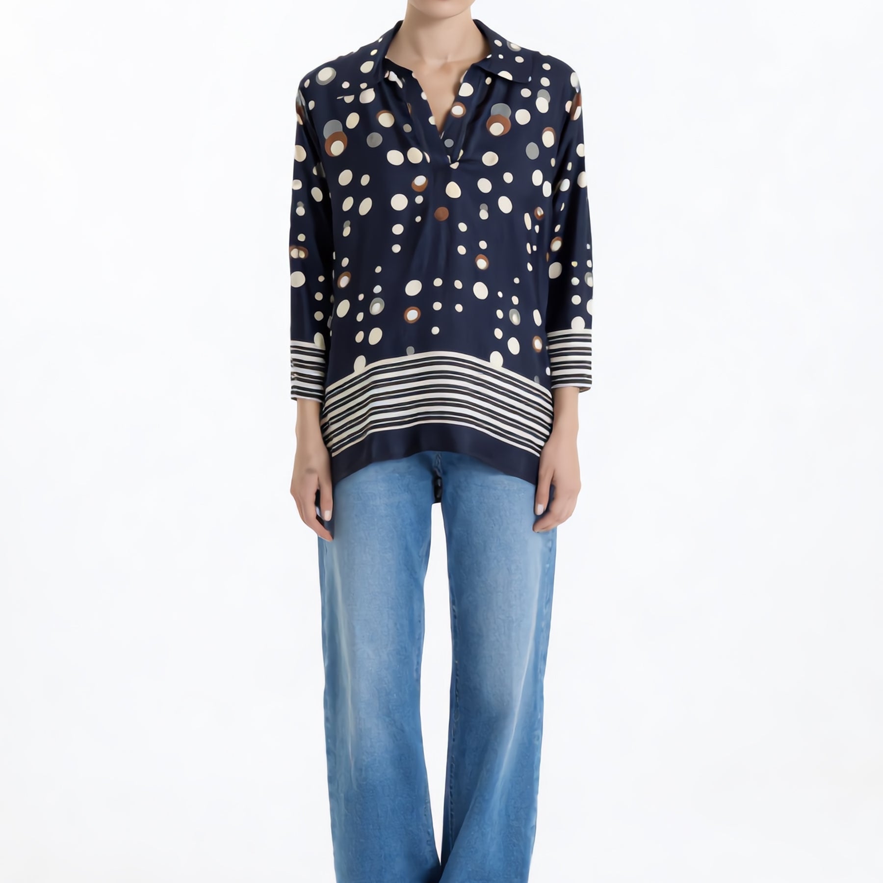 CARLA FERRONI Casacca Donna Manica 3/4 Viscosa Estiva 50094