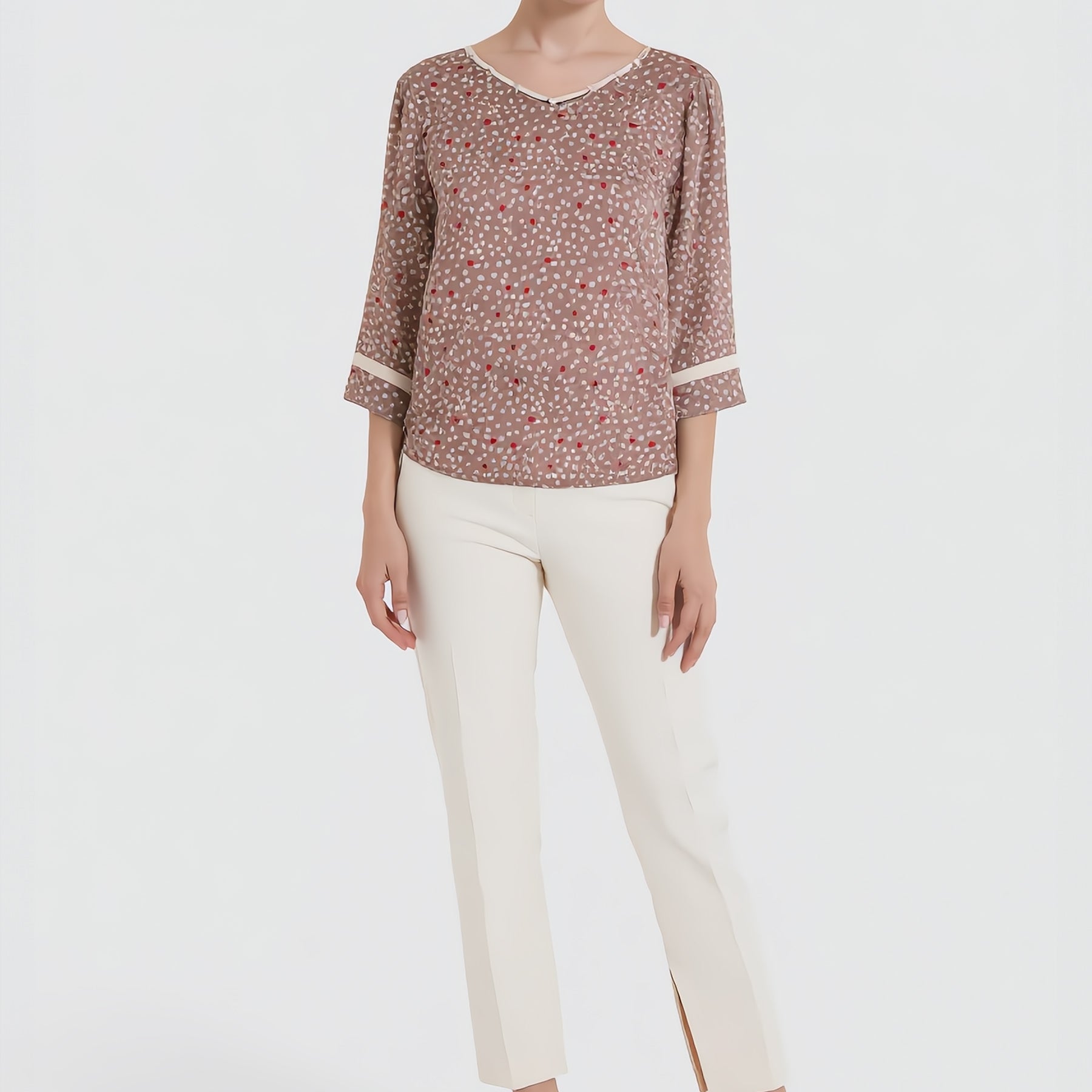 CARLA FERRONI Maglia Donna Manica 3/4 Viscosa Estiva 50119