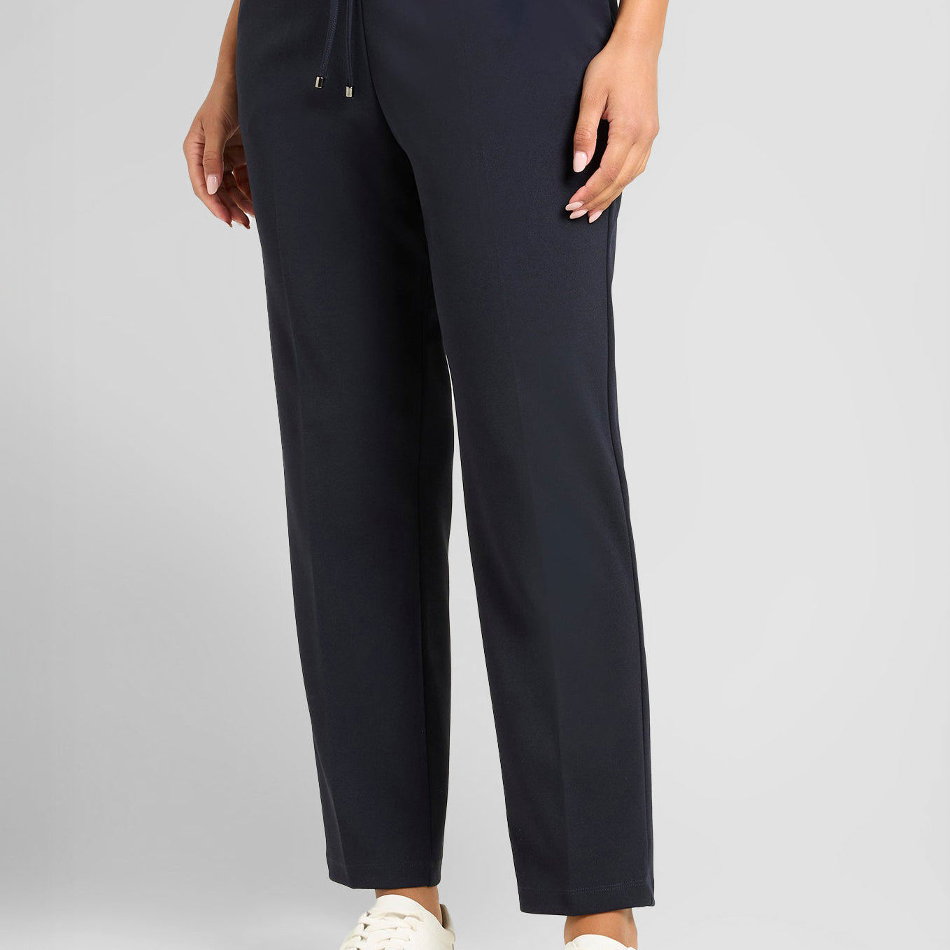 Pantalone Donna Lungo Crepon Coulisse In Vita LUISA VIOLA P861F0-9340