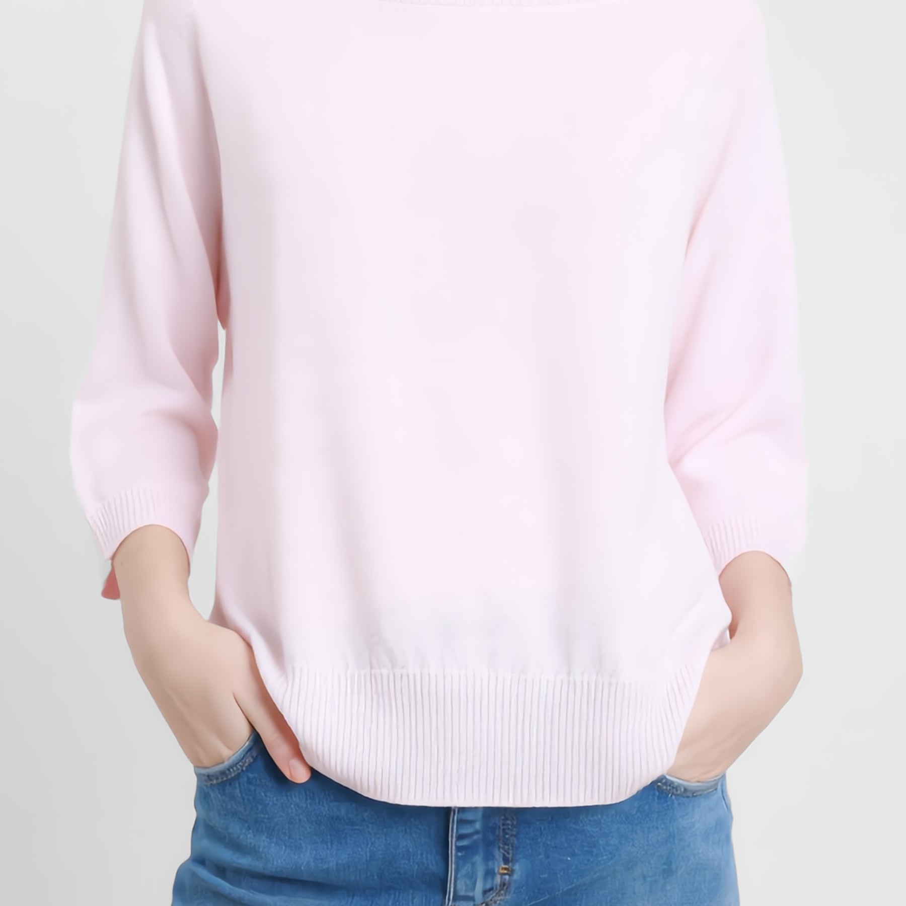 SUSY MIX Maglia Donna Maniche 3/4 Leggera Effetto Slavato 61187