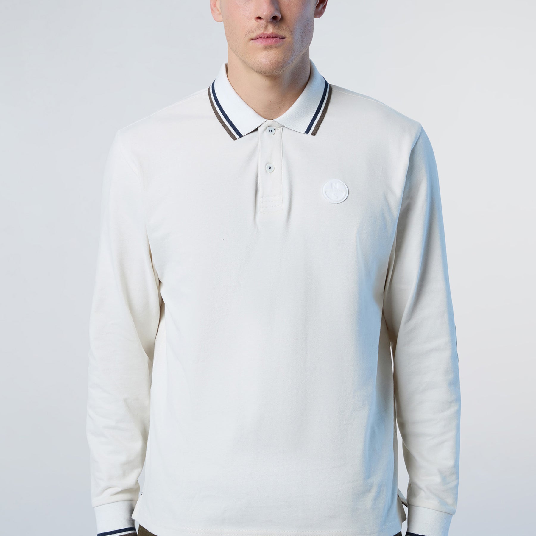 Polo Uomo Manica Lunga Cotone Felpato NORTH SAILS 692336
