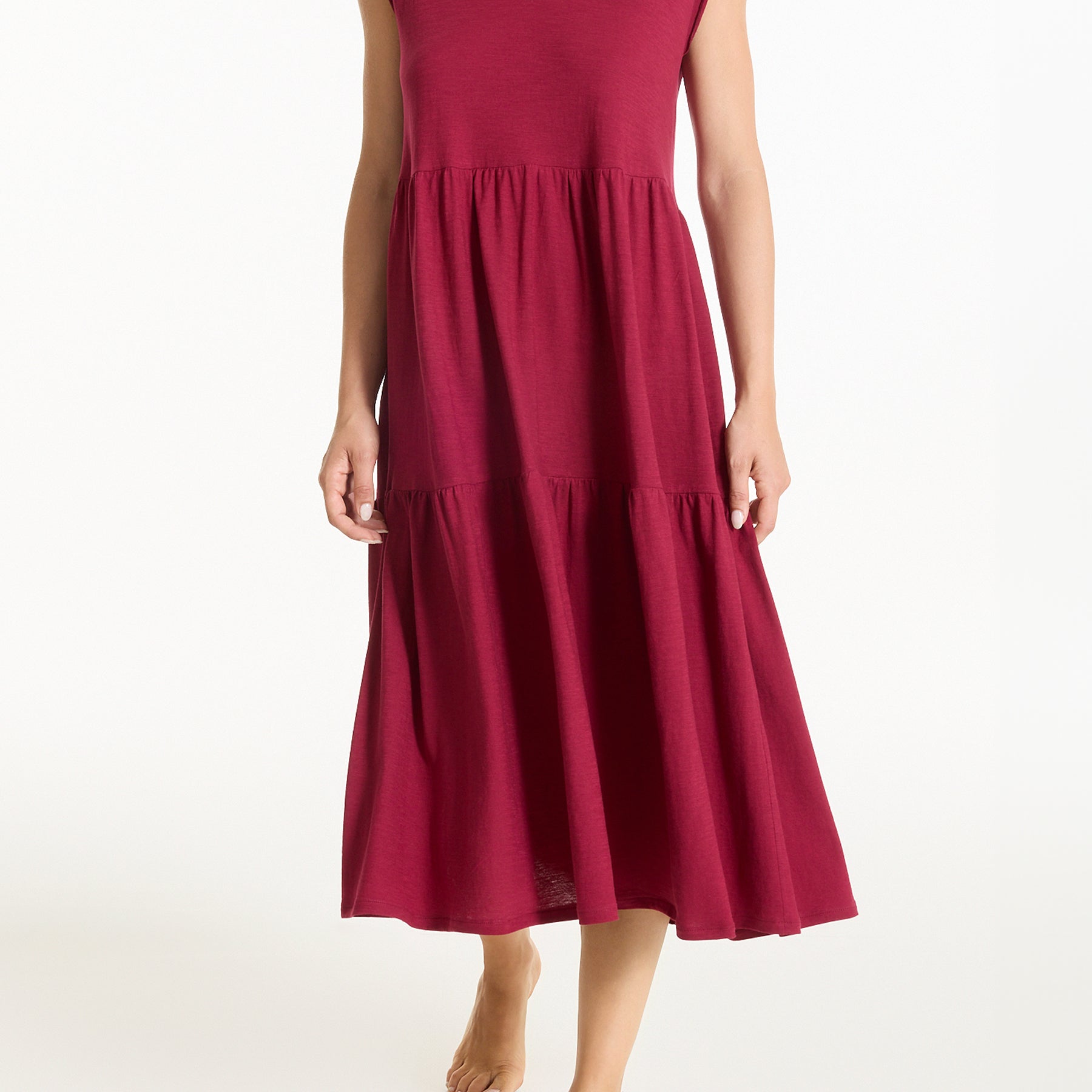 RAGNO Abito Donna Smanicato Viscosa Estivo DQ58D3
