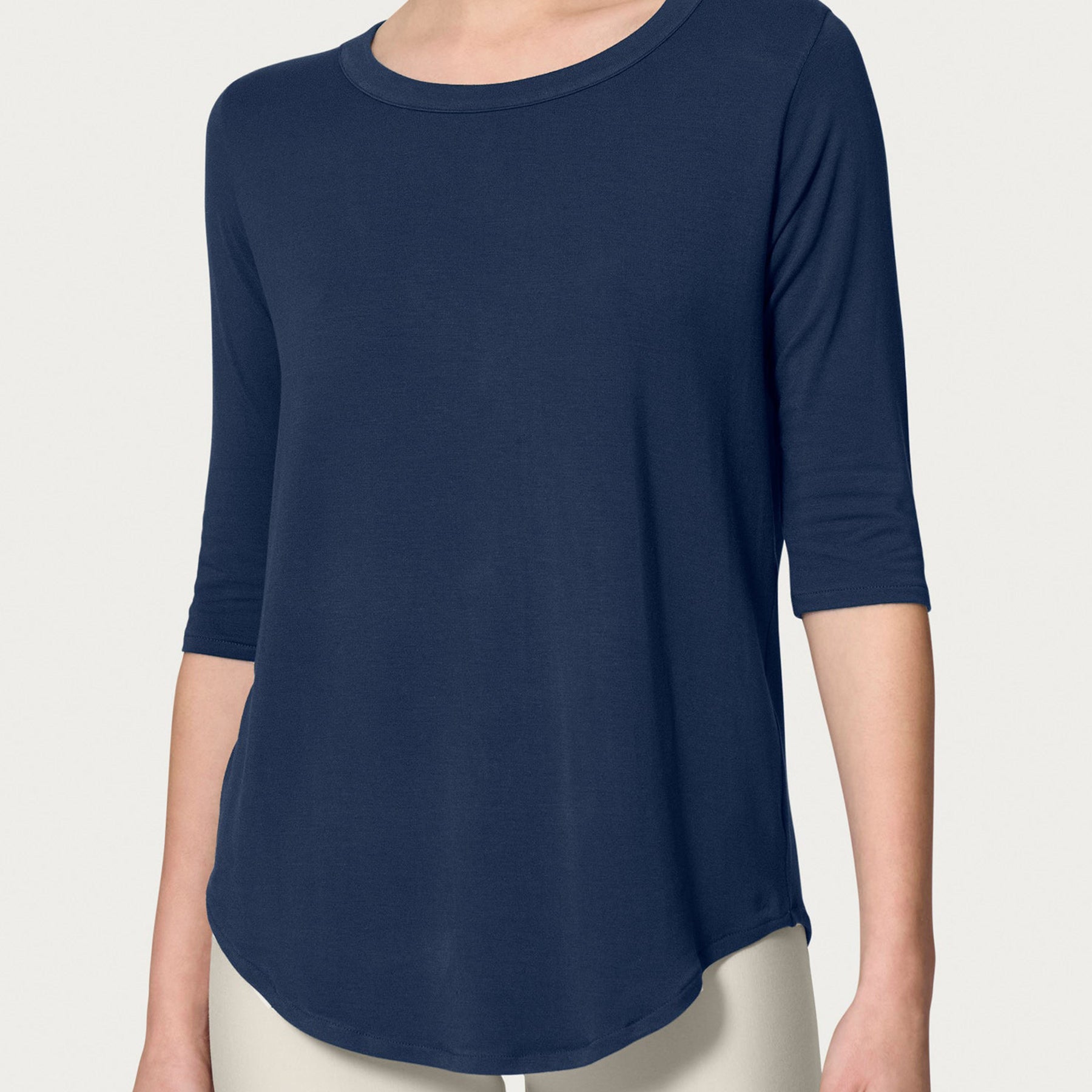 RAGNO T-Shirt Donna Viscosa Estiva Tinta Unita 70121W