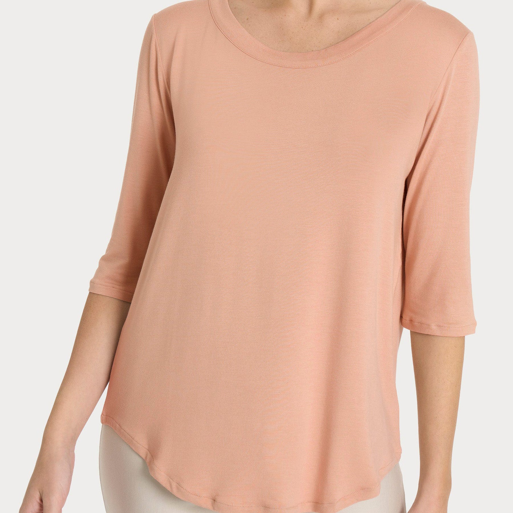 RAGNO T-Shirt Donna Viscosa Estiva Tinta Unita 70121W