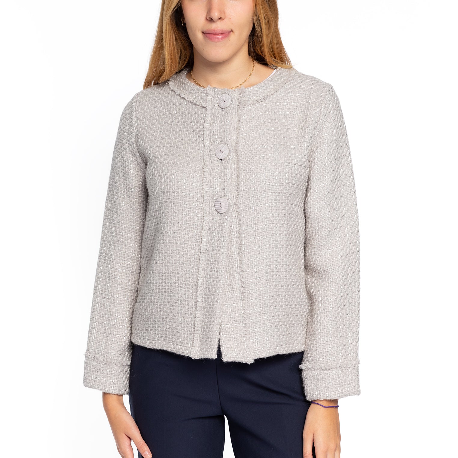 Giaccha Chanell 3 Bottoni Lana AMARYNTH 50074