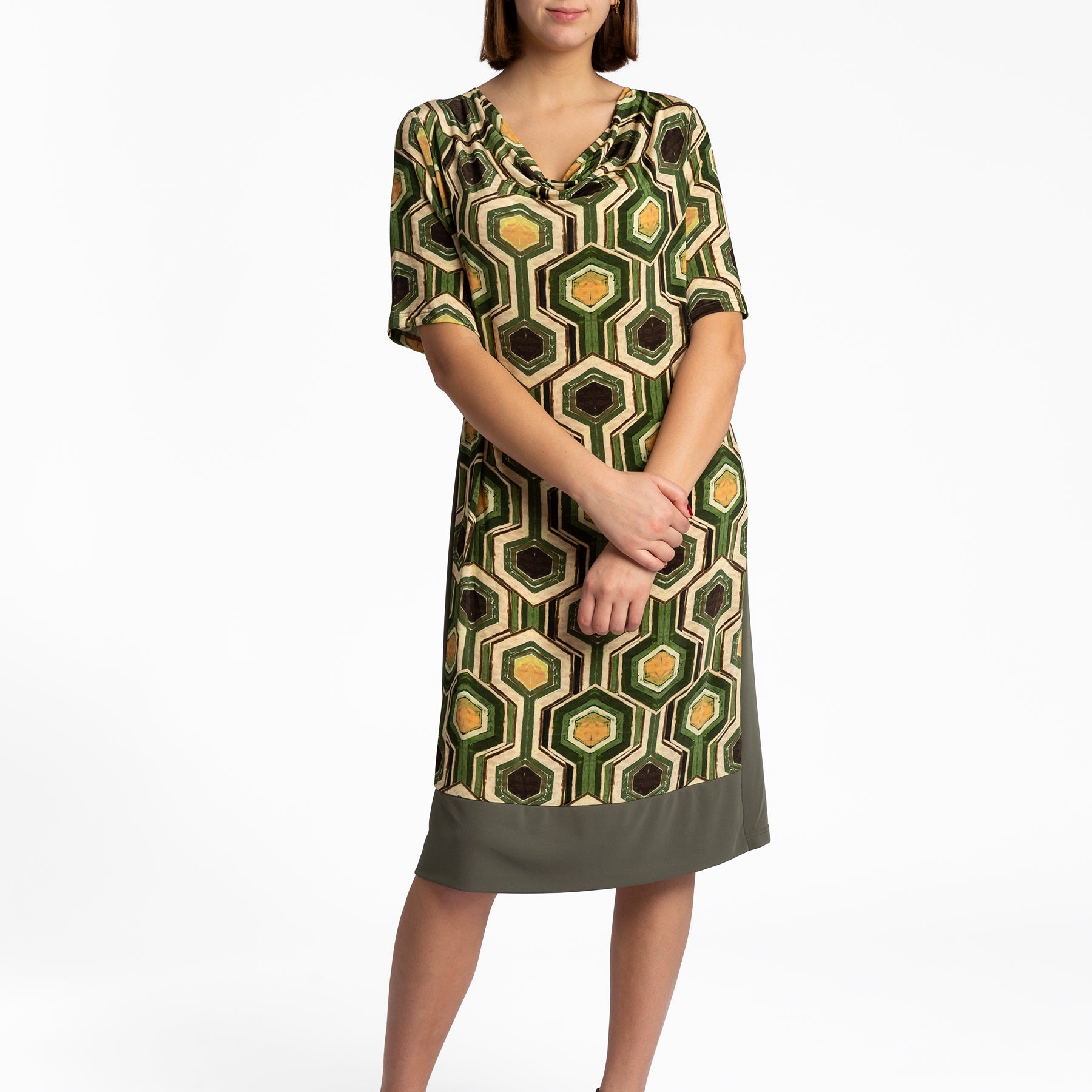 Abito Donna Viscosa Fantasia BARBARELLA 355AX