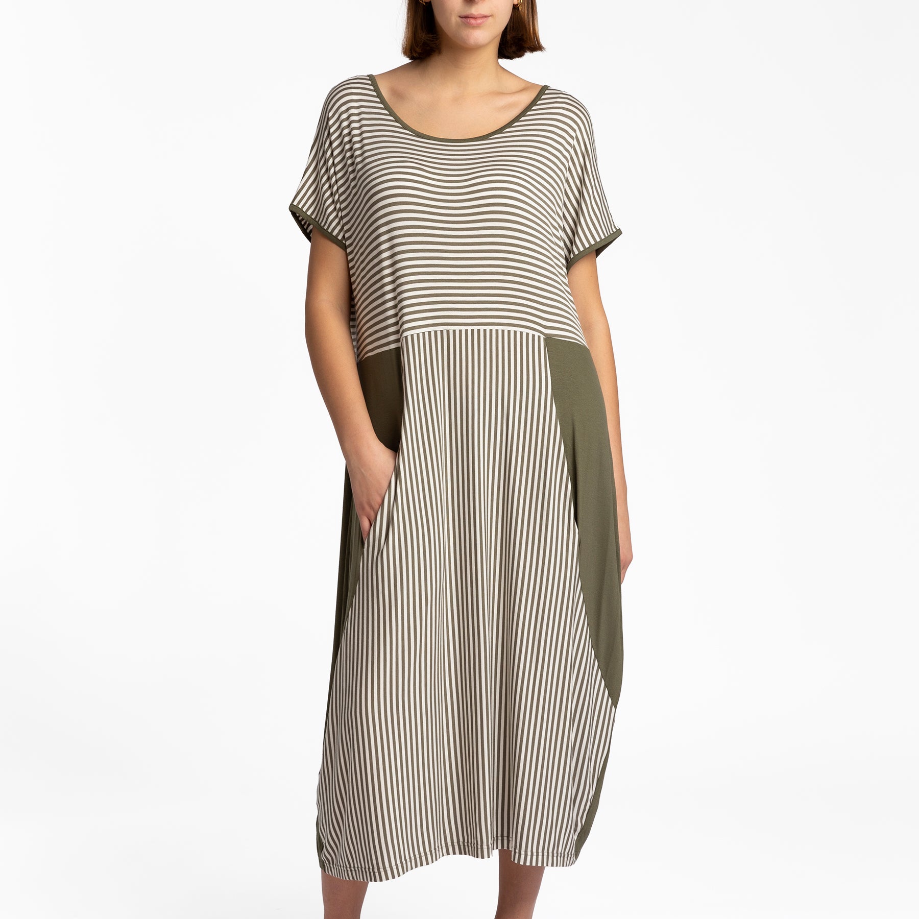 Abito Donna Mezza Manica Viscosa BARBARELLA 486AX