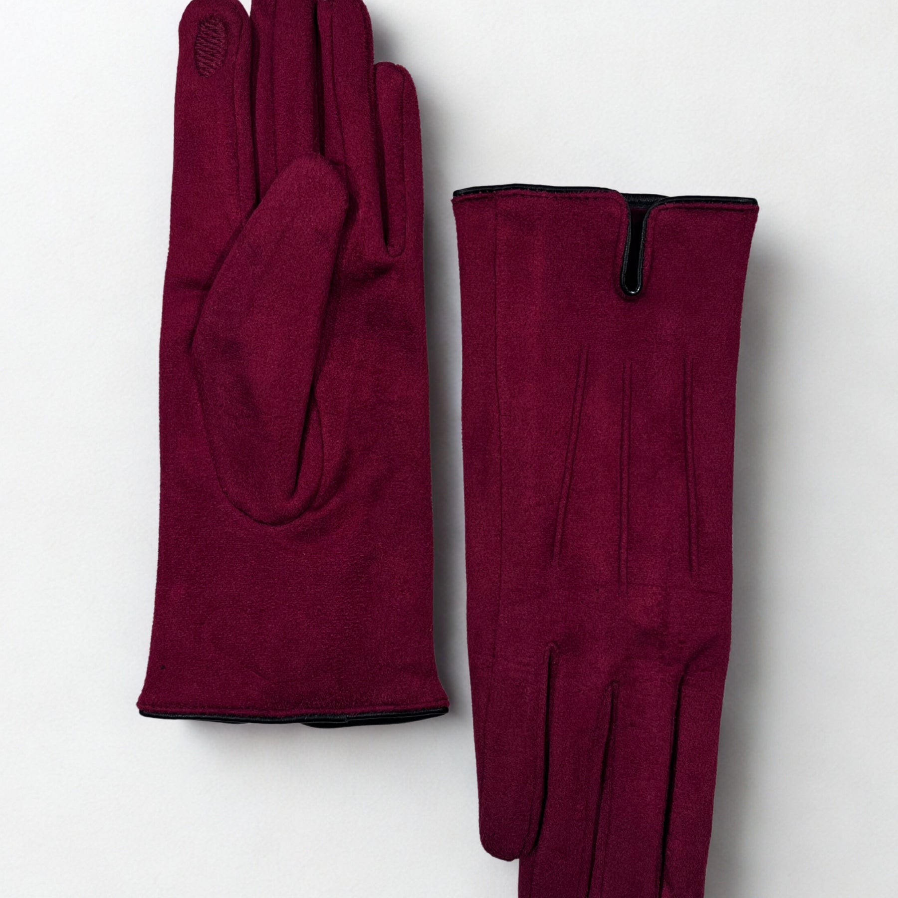 SUSY MIX Guanto Donna Tinta Unita Foderato in Ecodainetto ART. 9003RE