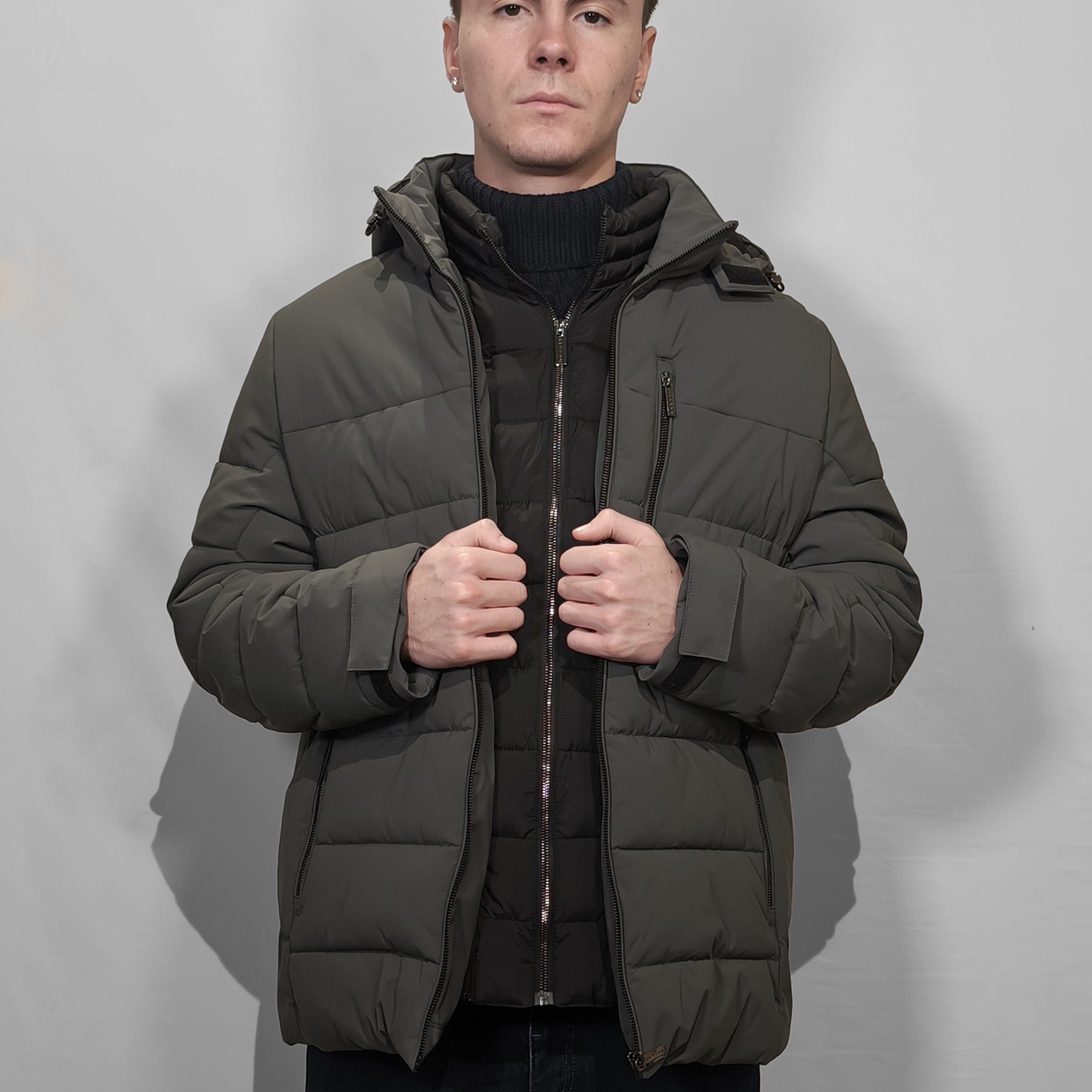 Giubbino Uomo Manica Lunga Ovatta Termica BUGATTI 873213-81031