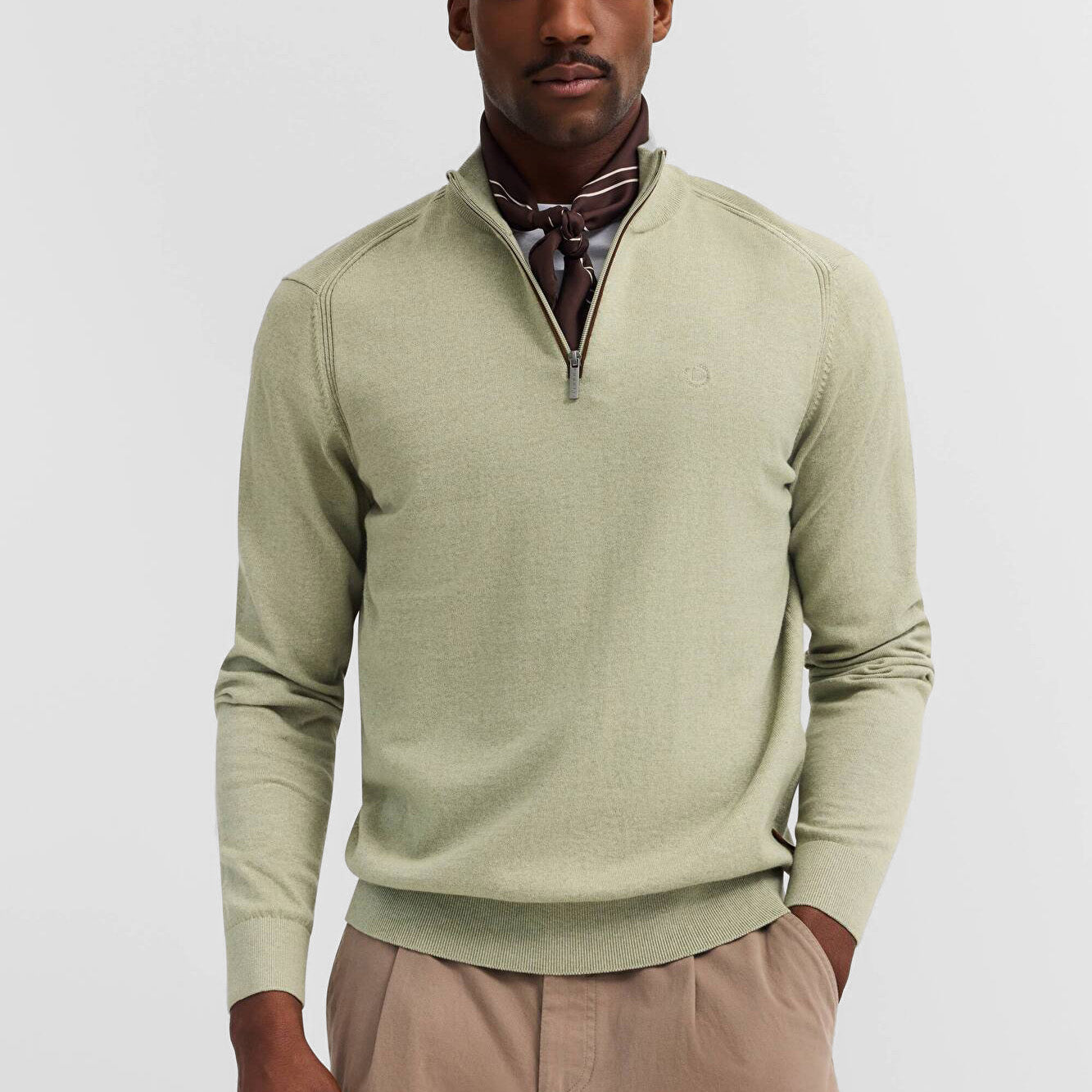 BUGATTI Maglia Uomo Lupetto Cotone Cachemire ART. 7500-85520D