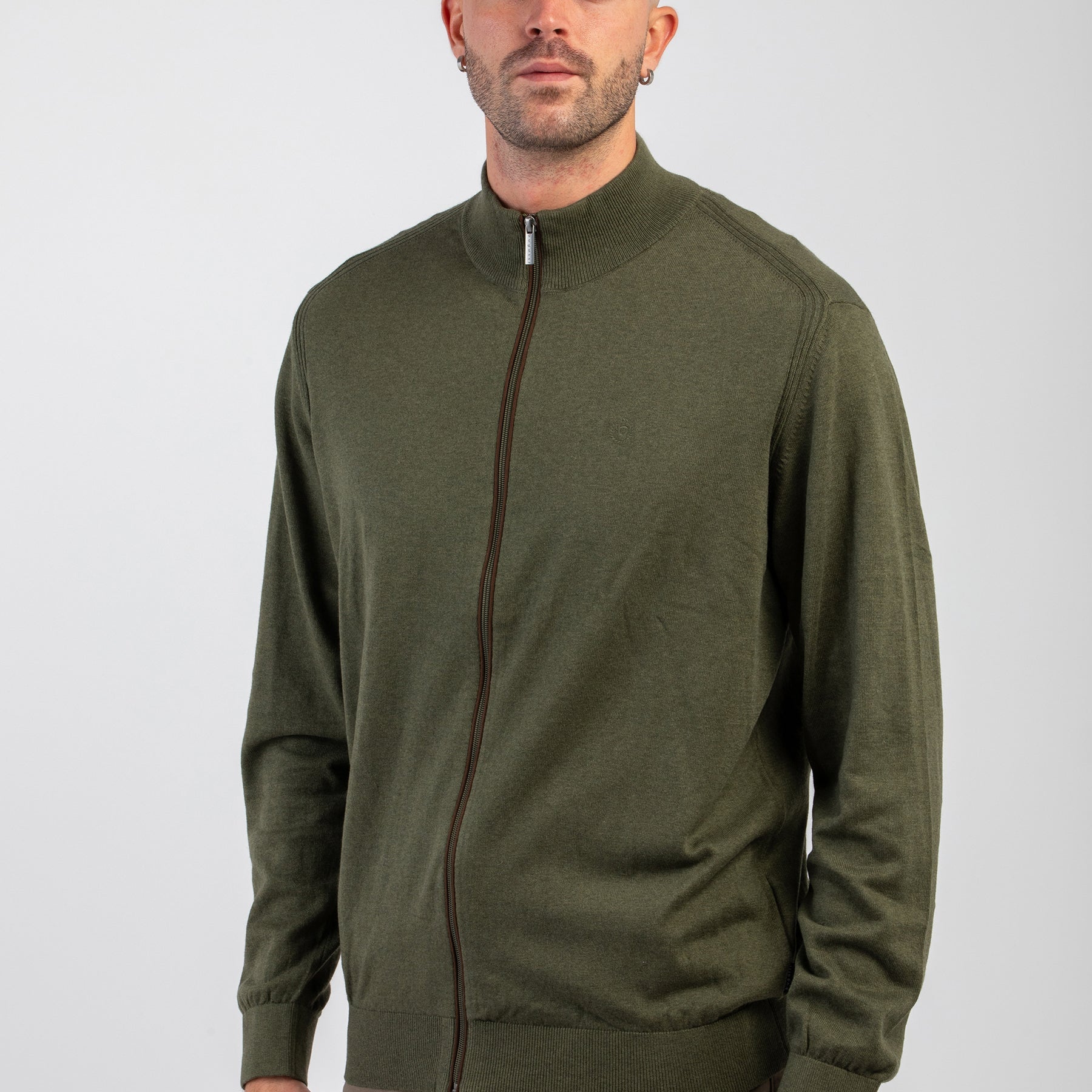 Giacca Zip Uomo Maglia Lana BUGATTI 7600-65520B