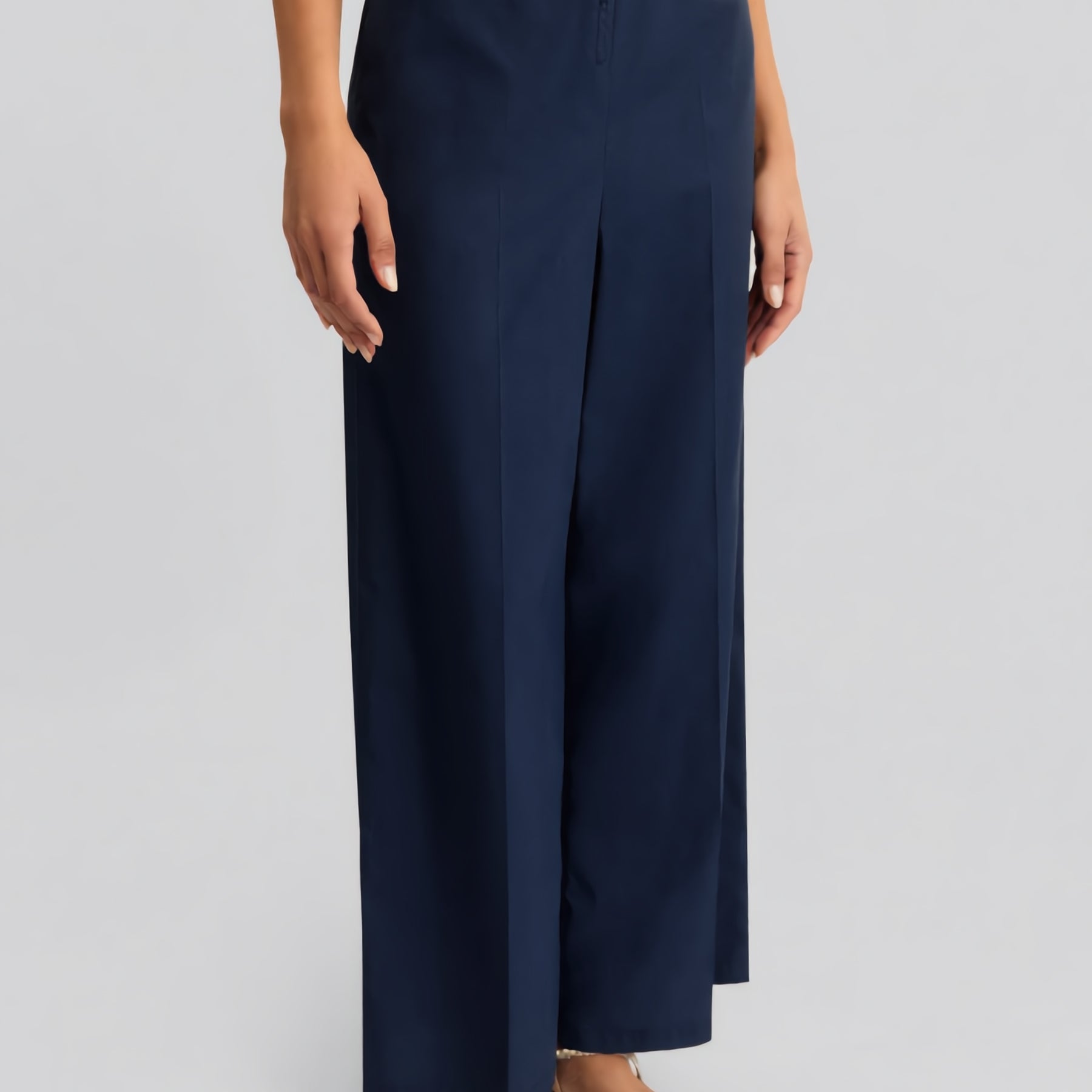 EMME MARELLA Pantalone Donna Lungo Cotone Popeline ART. CALAO