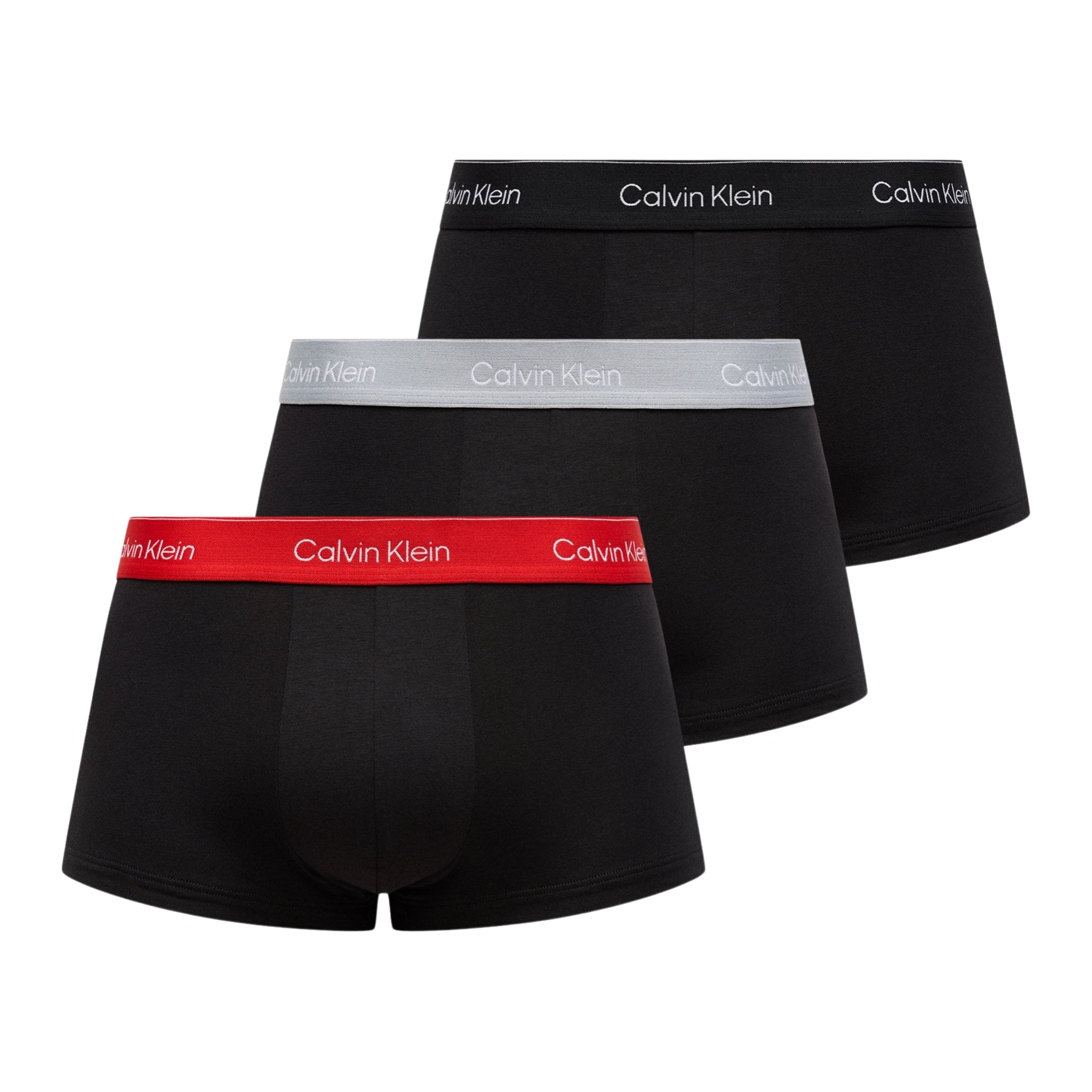 CALVIN KLEIN 3 Boxer uomo in cotone elasticizzato elastico parlante ART. LV00NB4389