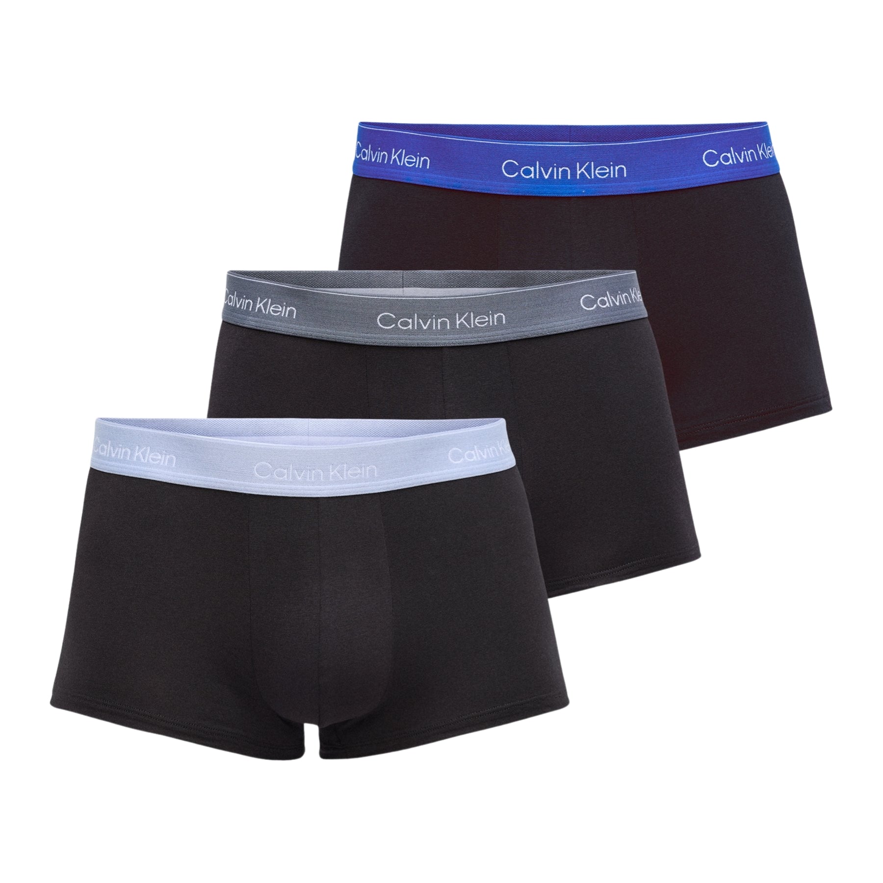 CALVIN KLEIN 3 Boxer uomo in cotone elasticizzato elastico parlante ART. LV00NB4389