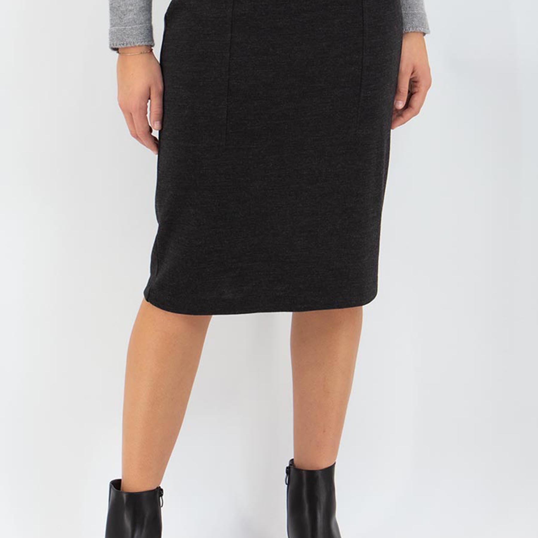 CARLA FERRONI Gonna tubino dritta in maglia di lana ART. 12641