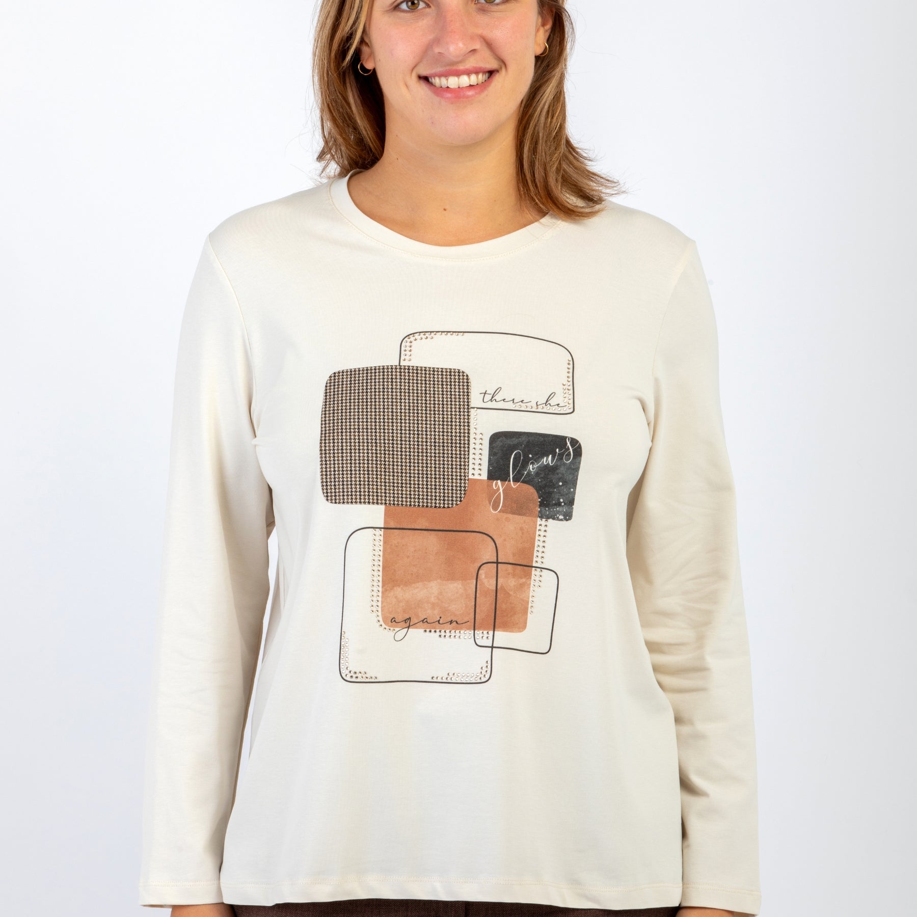 CARLA FERRONI Maglia Donna Manica Lunga Cotone Invernale ART. 50011