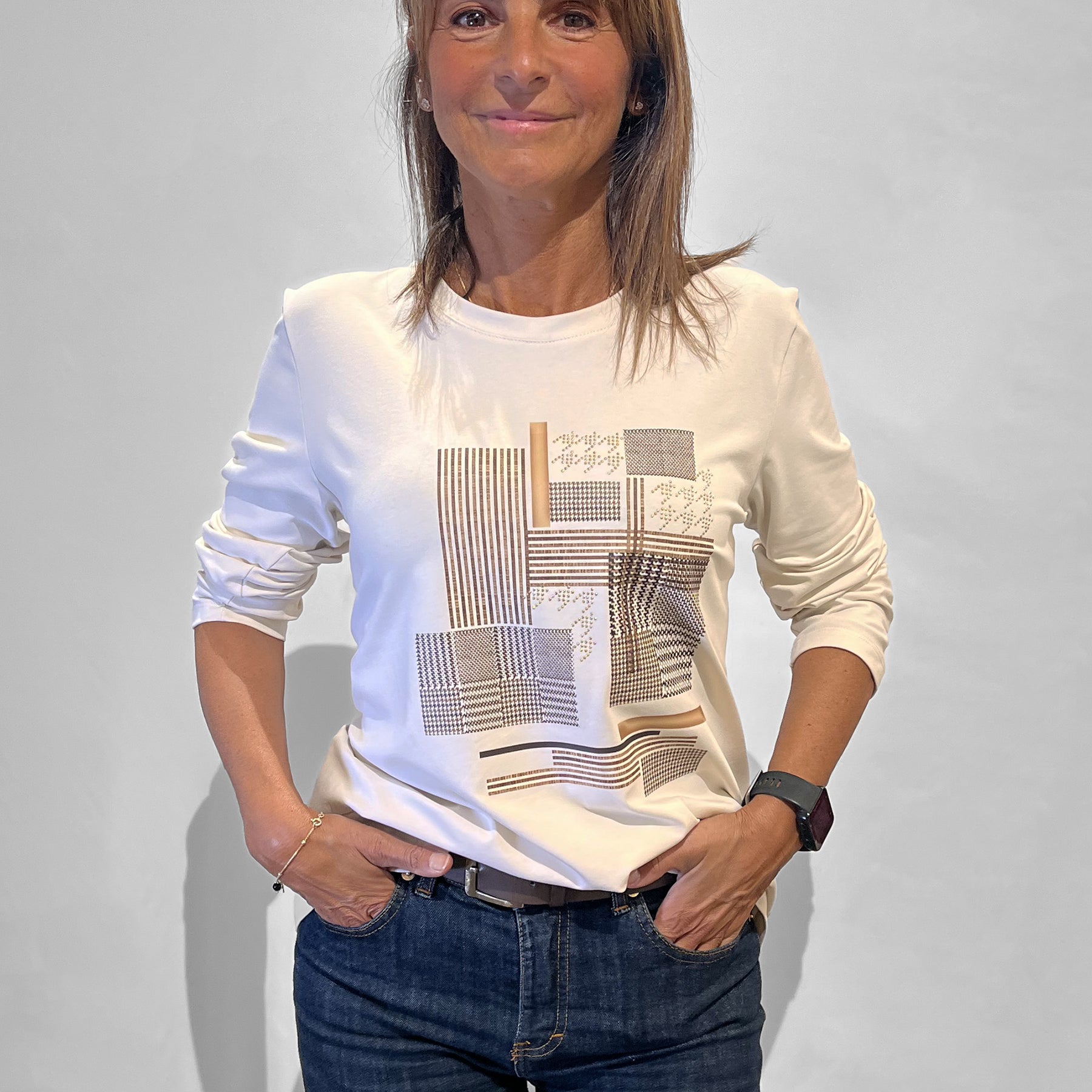 CARLA FERRONI Maglia Donna Manica Lunga Cotone Invernale ART. 50006
