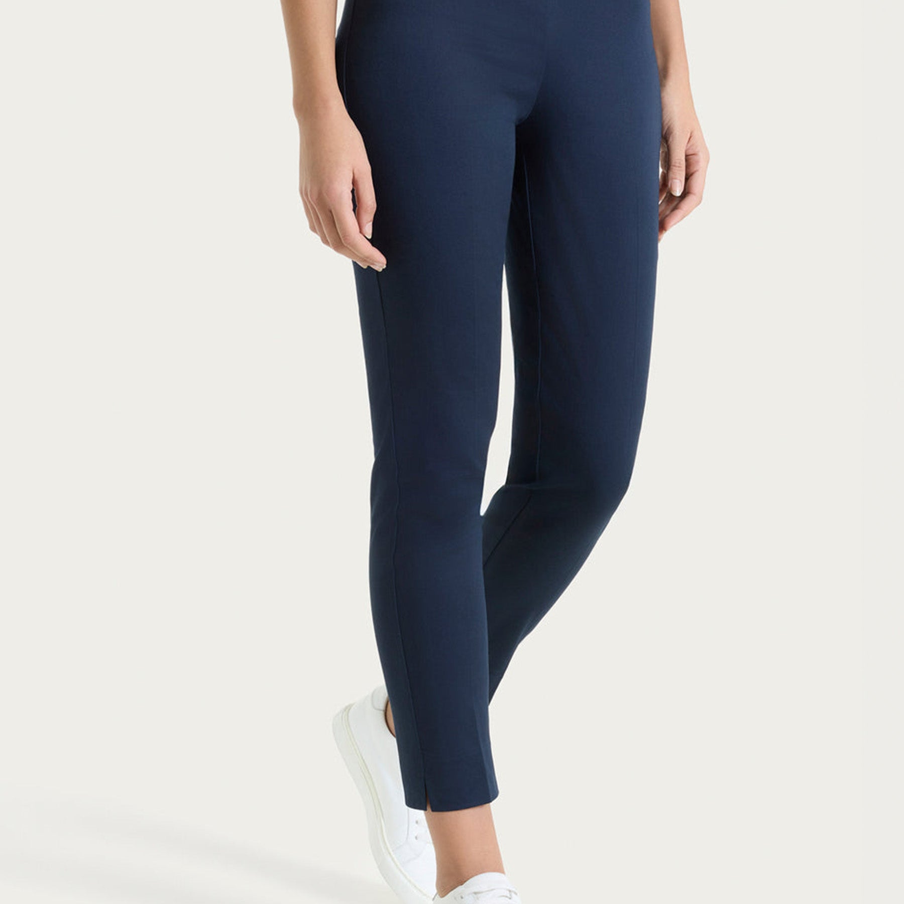 RAGNO Pantalone Lungo Donna Taglio Capri Cotone Estivo D926PY