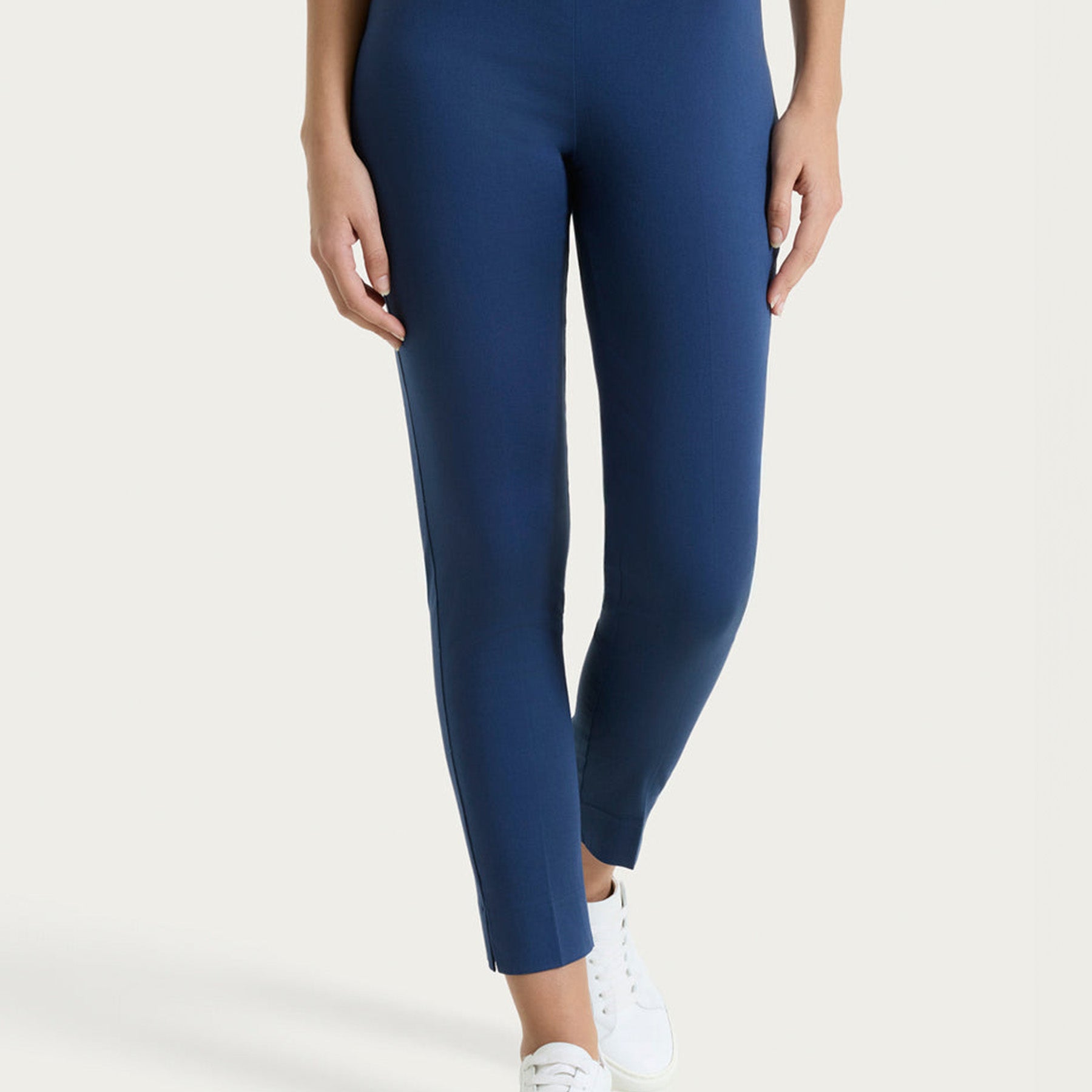 RAGNO Pantalone Lungo Donna Taglio Capri Cotone Estivo D926PY