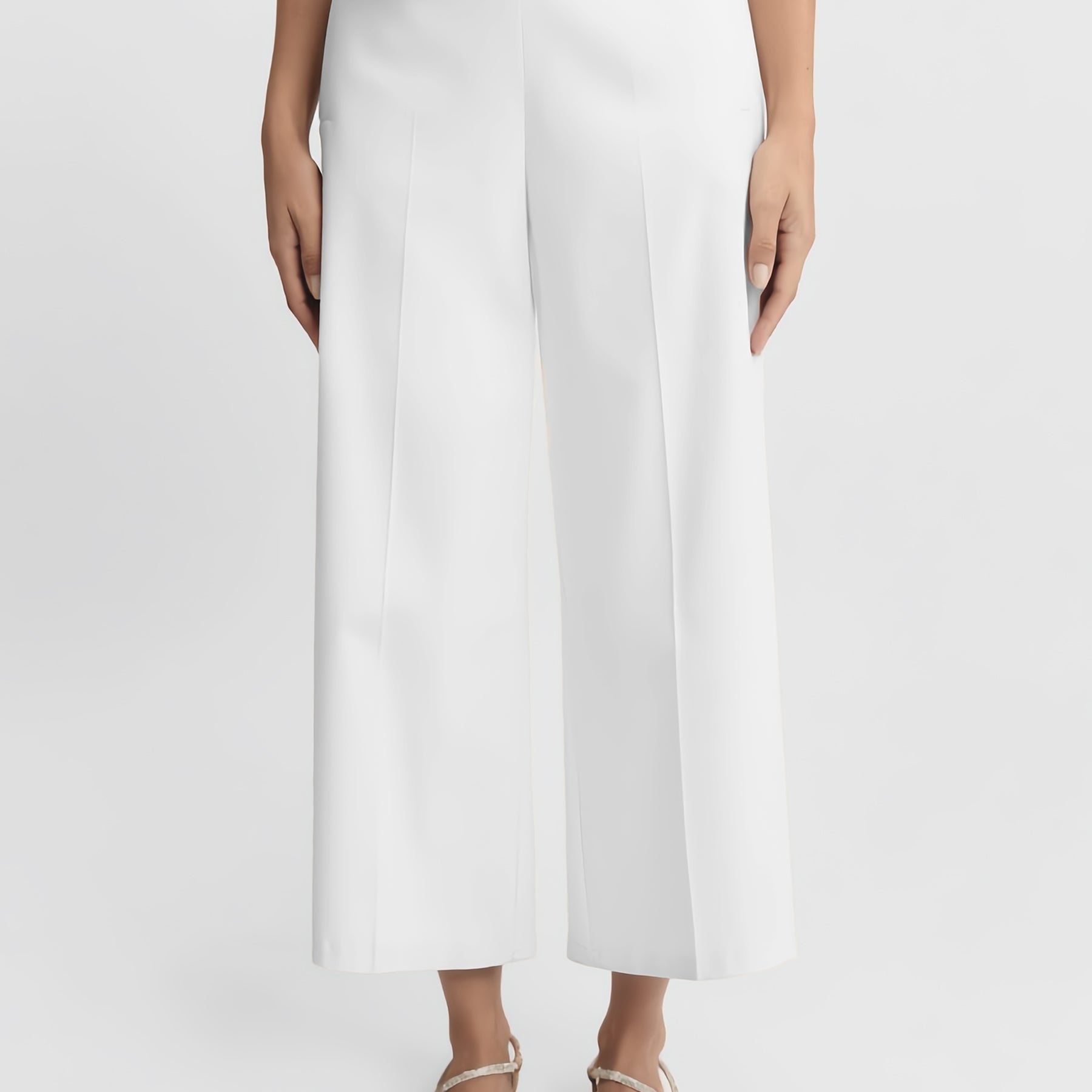 EMME MARELLA Pantalone Donna Zampetta Gabardina ART. DISCHI