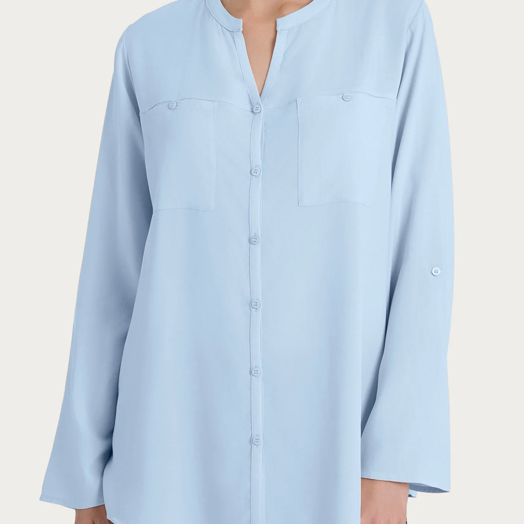 Camicia Donna Manica Lunga 100% Viscosa Leggera RAGNO DM64SI