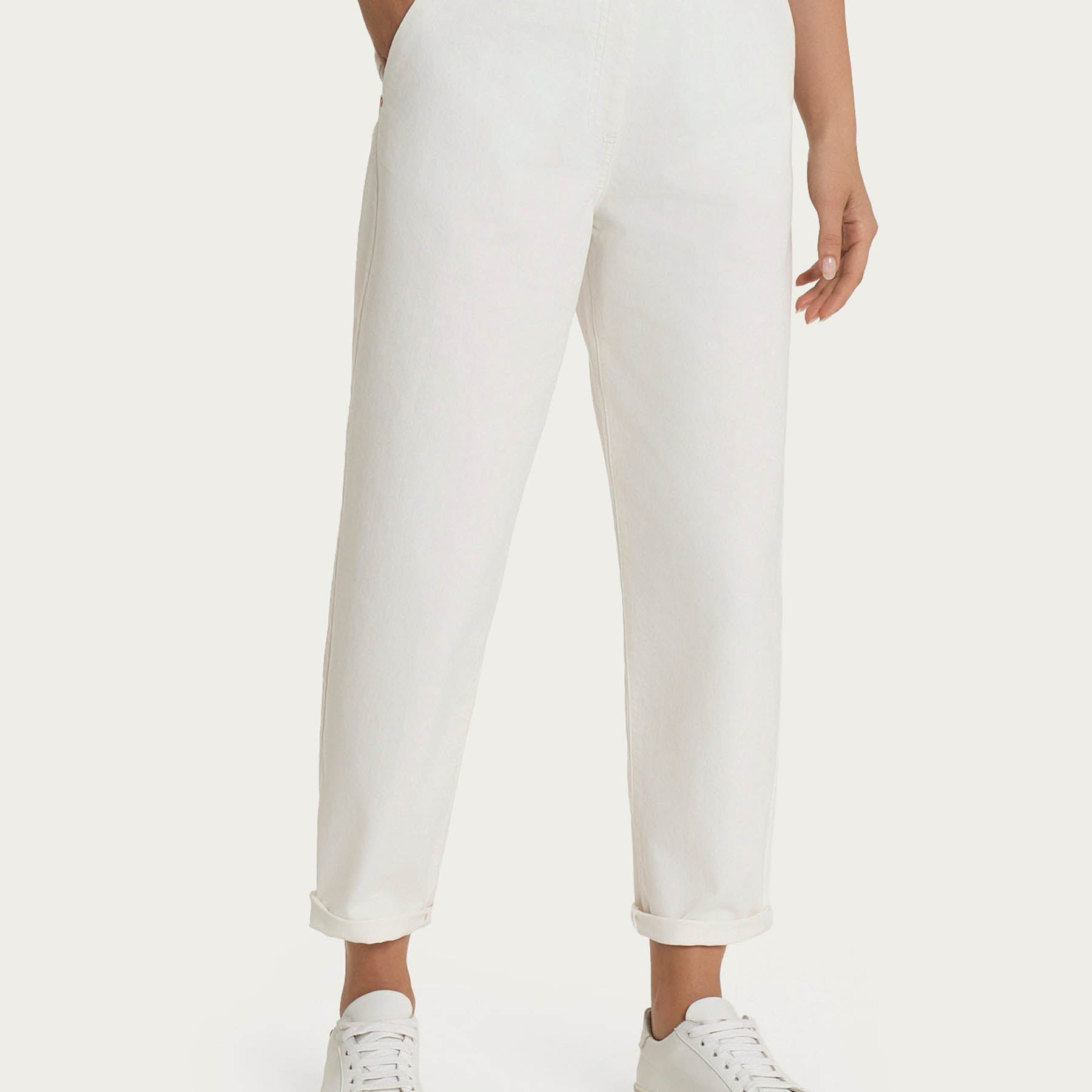 RAGNO Pantalone Lungo Donna Tessuto Jeans Cotone Leggero DN18P7