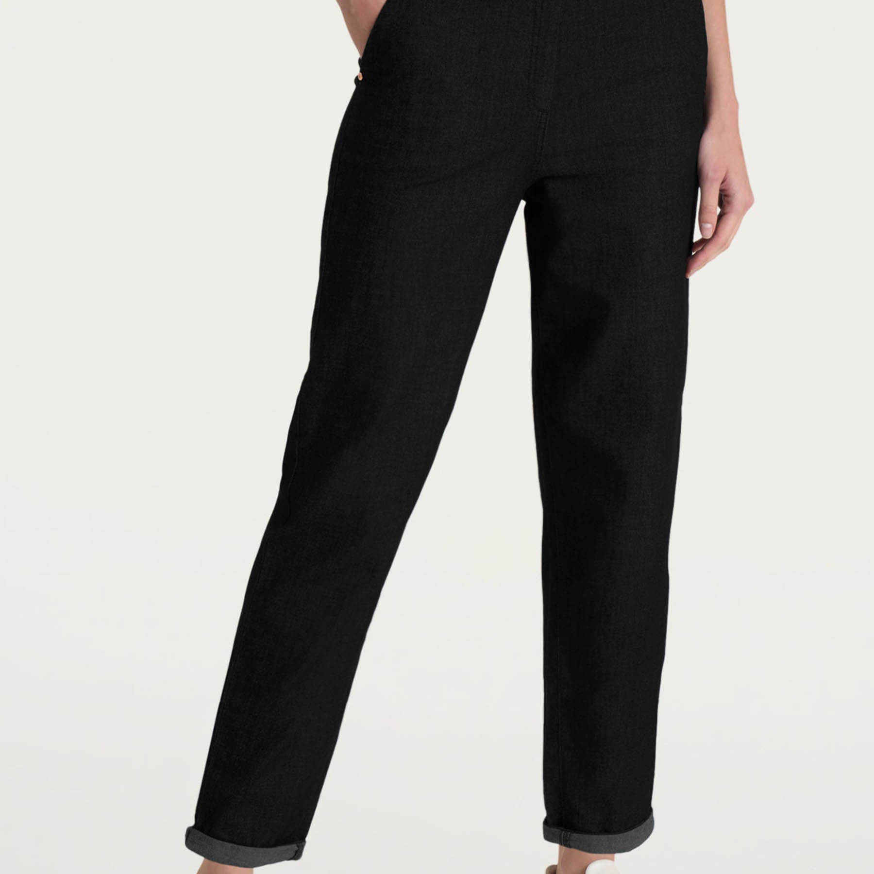 RAGNO Pantalone Lungo Donna Tessuto Jeans Cotone Leggero DN18P7