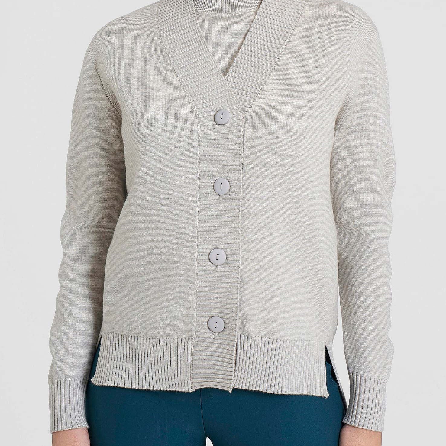 Cardigan Donna Manica Lunga Bottoni Viscosa Invernale RAGNO DN53MI