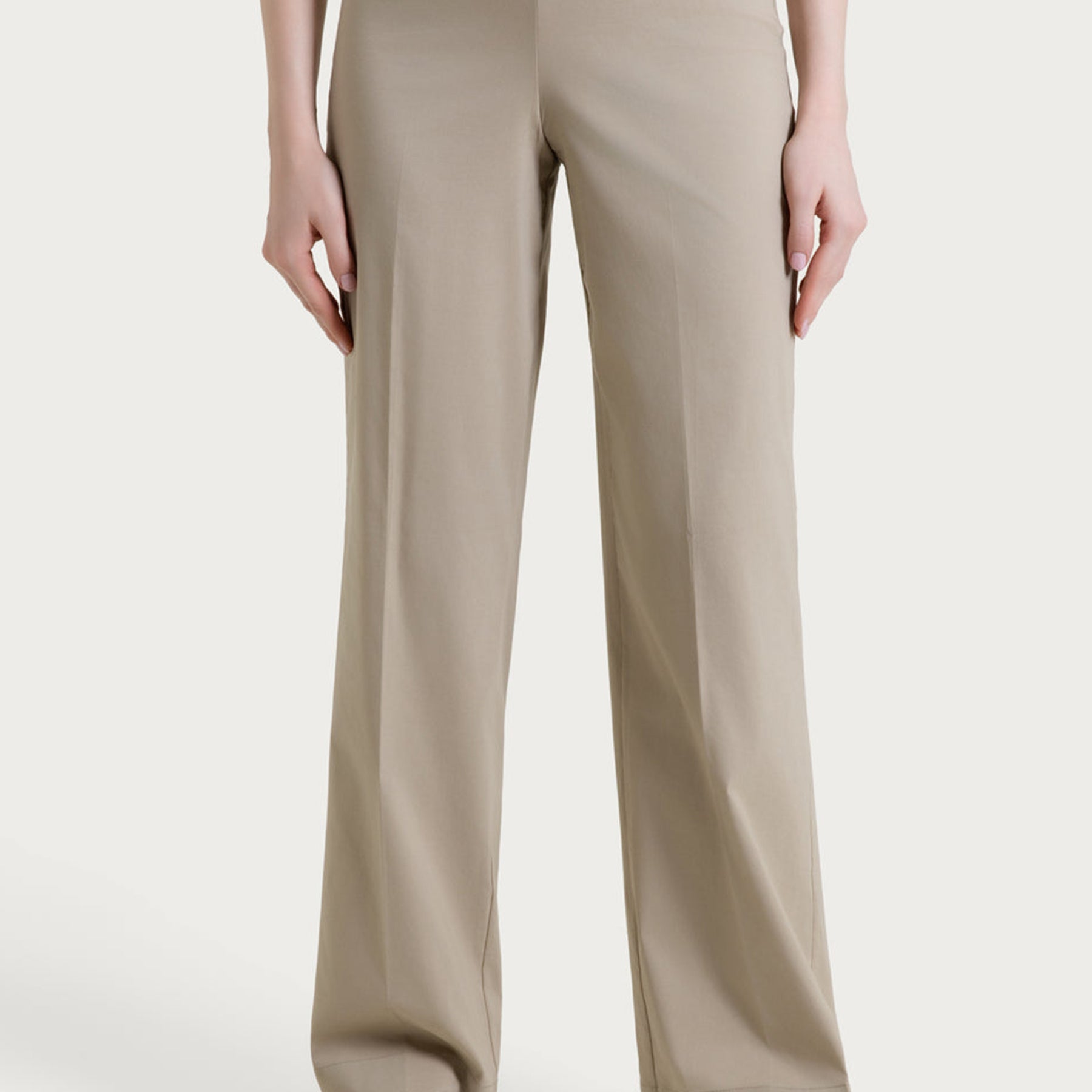 RAGNO Pantalone Lungo Donna Estivo Tinta Unita DP23PE