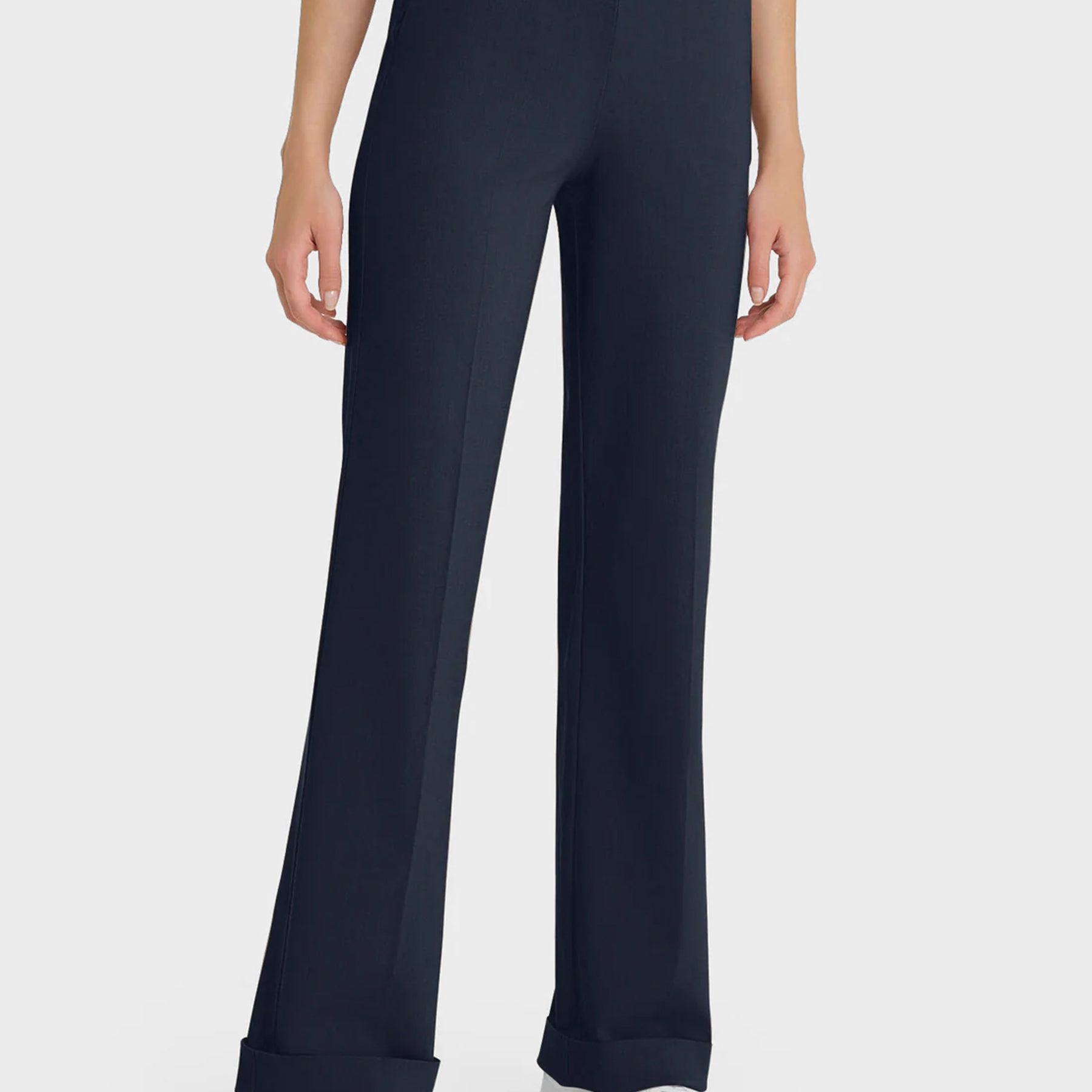 Pantalone Donna Gamba Dritta Con Risvolto RAGNO DP79PL